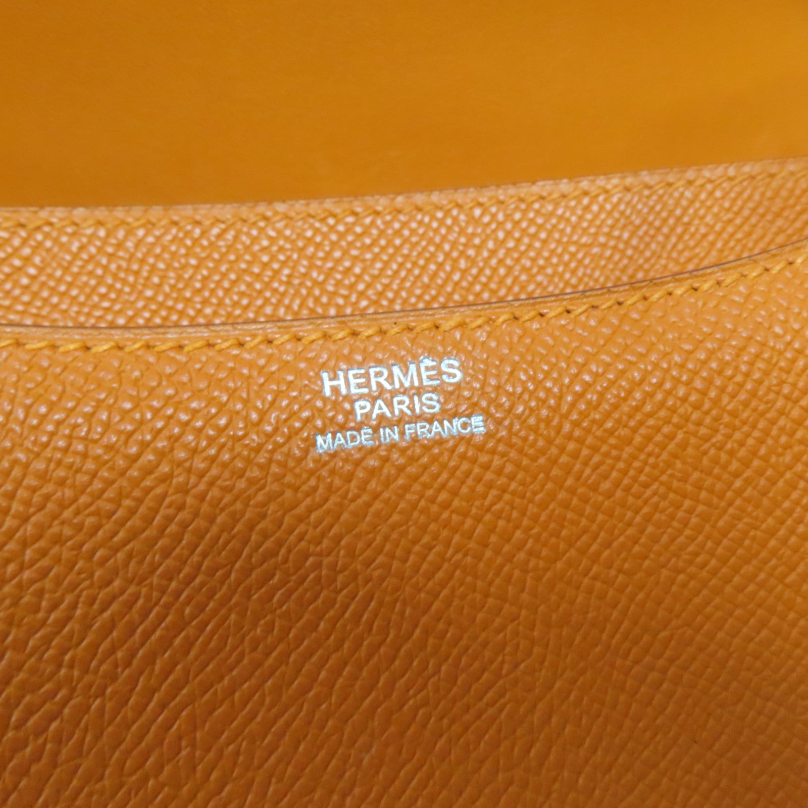 HERMES Veau Epsom皮革Constance 24銀扣肩背袋