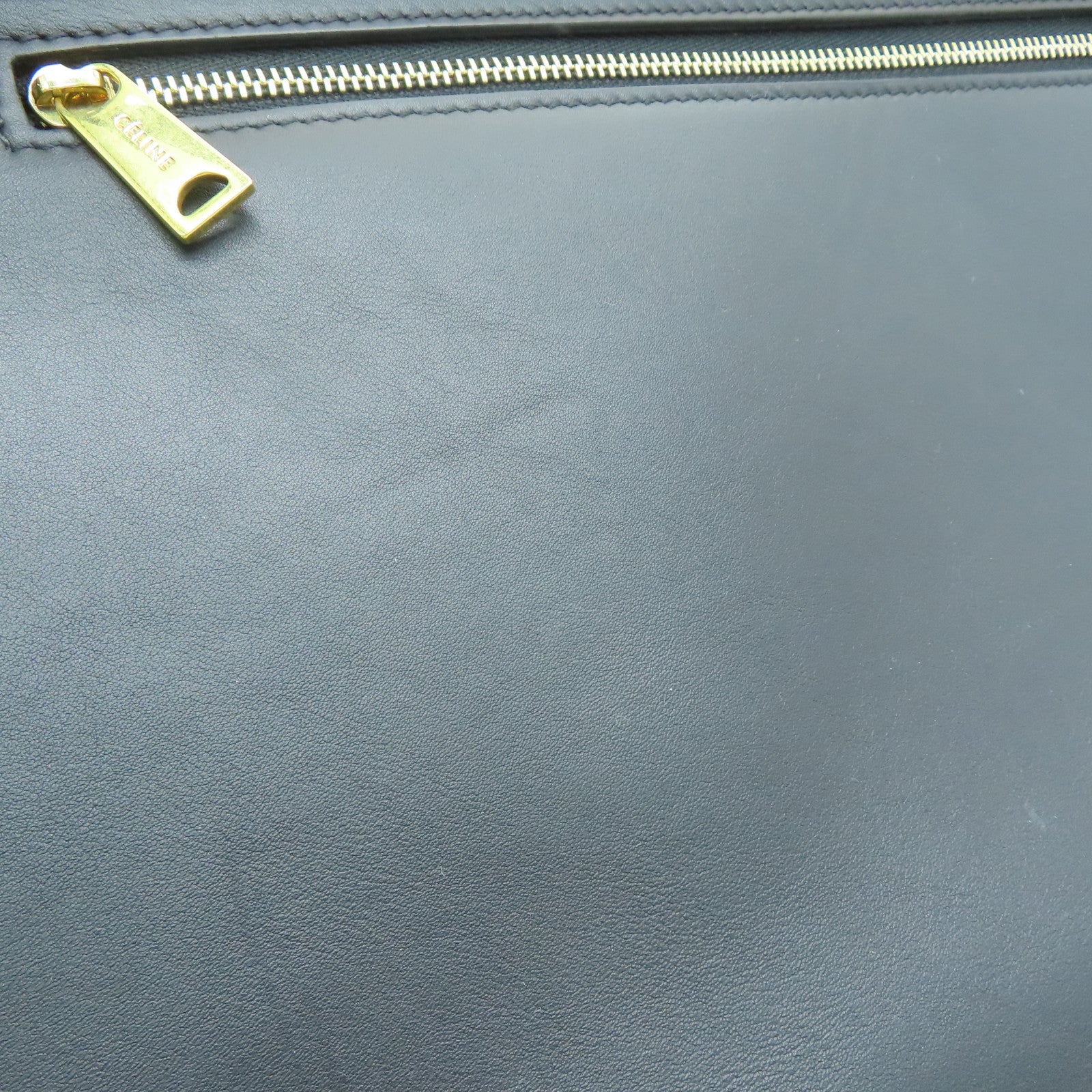 CELINE 【激减优惠】马毛Trapeze金扣手挽肩背两用袋米色黑色啡色