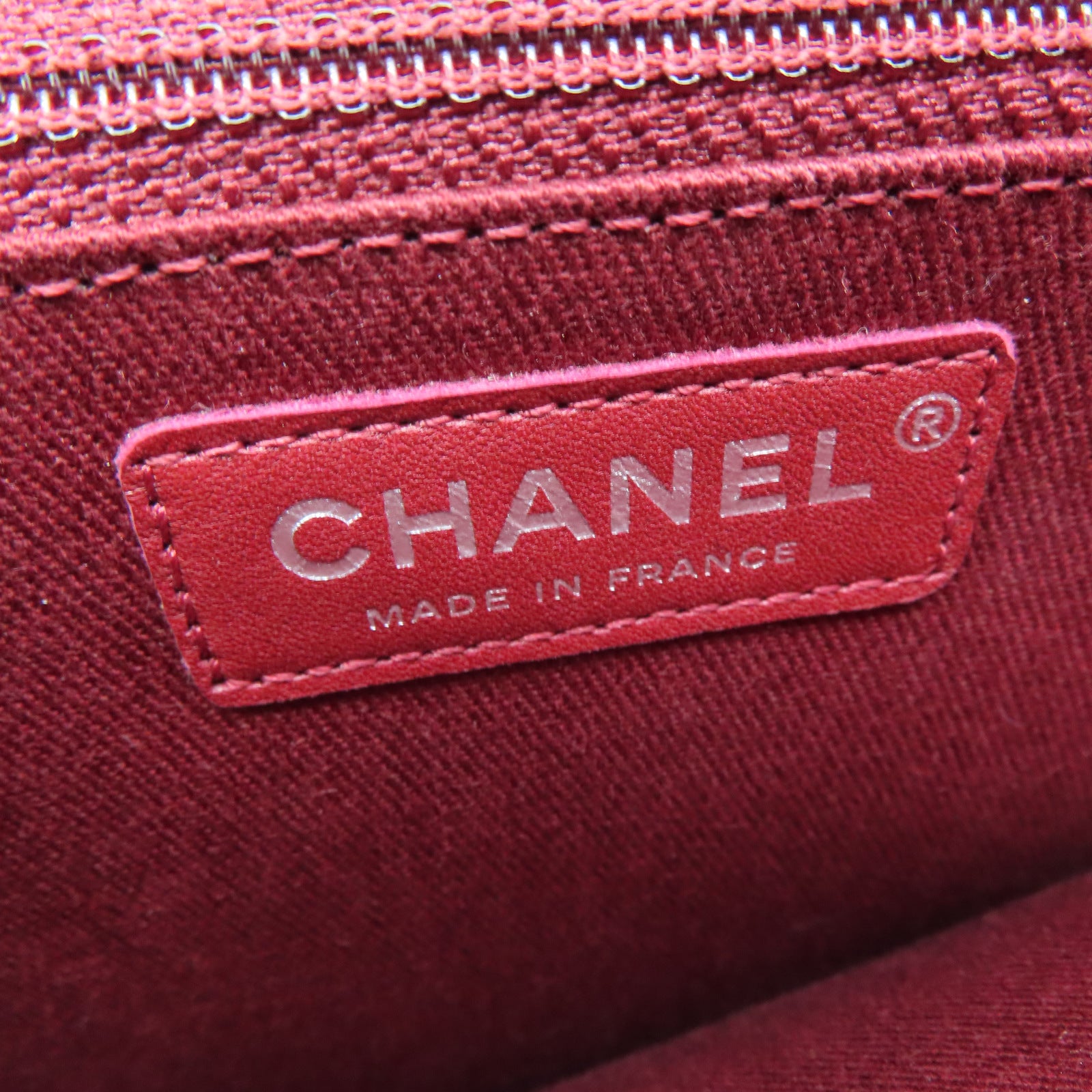 CHANEL rhombic cowhide leather Chain Shoulder silver buckle chain shoulder bag red