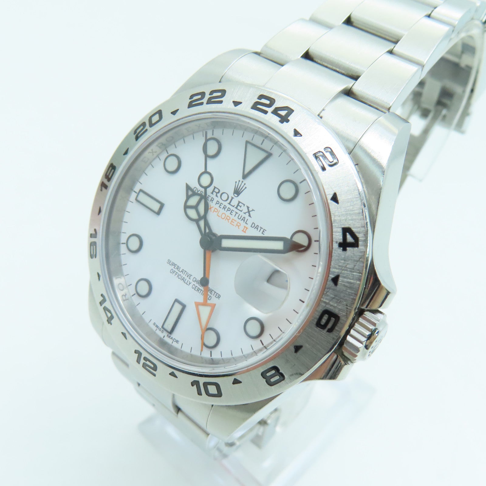 ROLEX Explorer II Automatic Watch Stainless Steel Watch Automatic Movement White