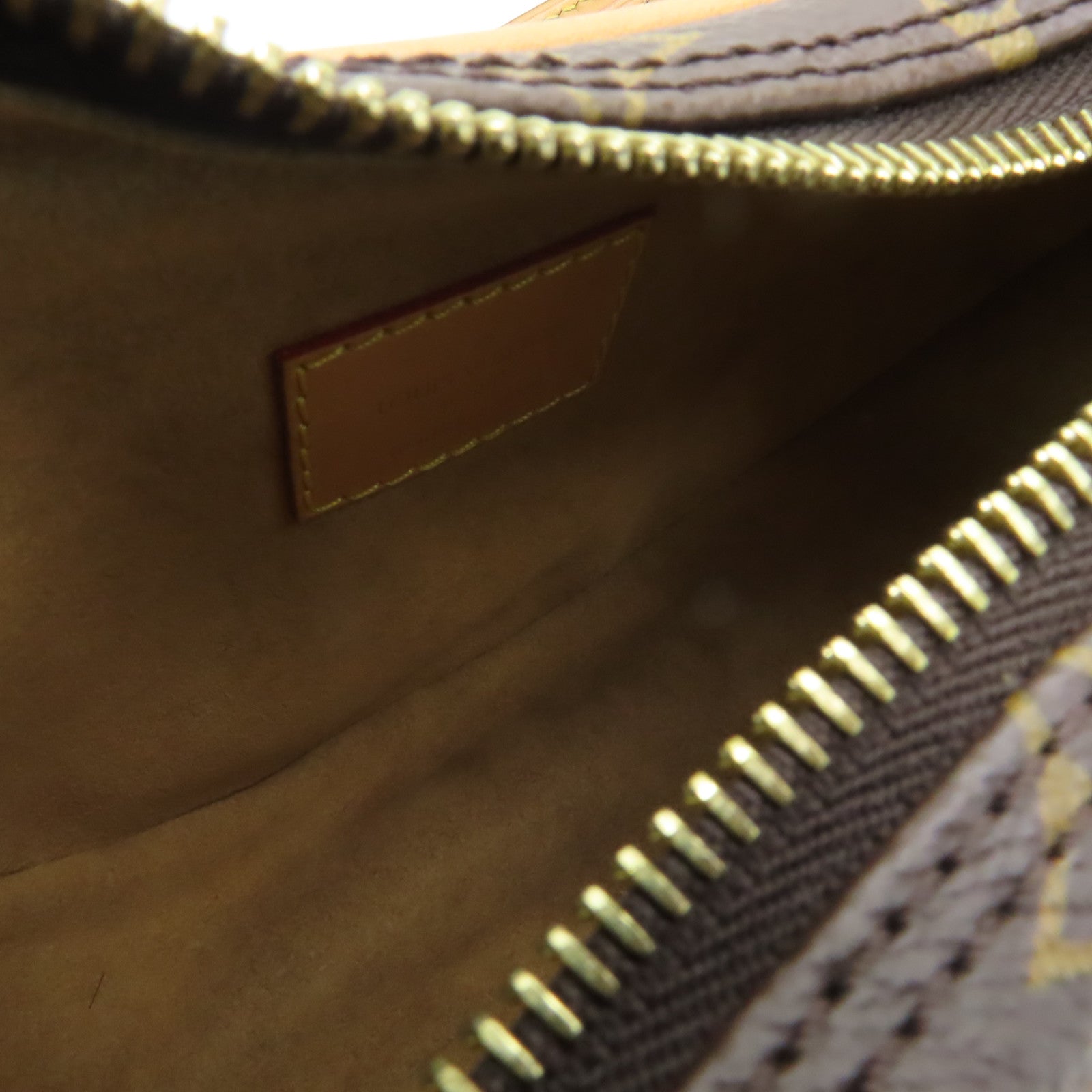 LOUIS VUITTON Monogram Loop金扣手挽肩背兩用袋棕色