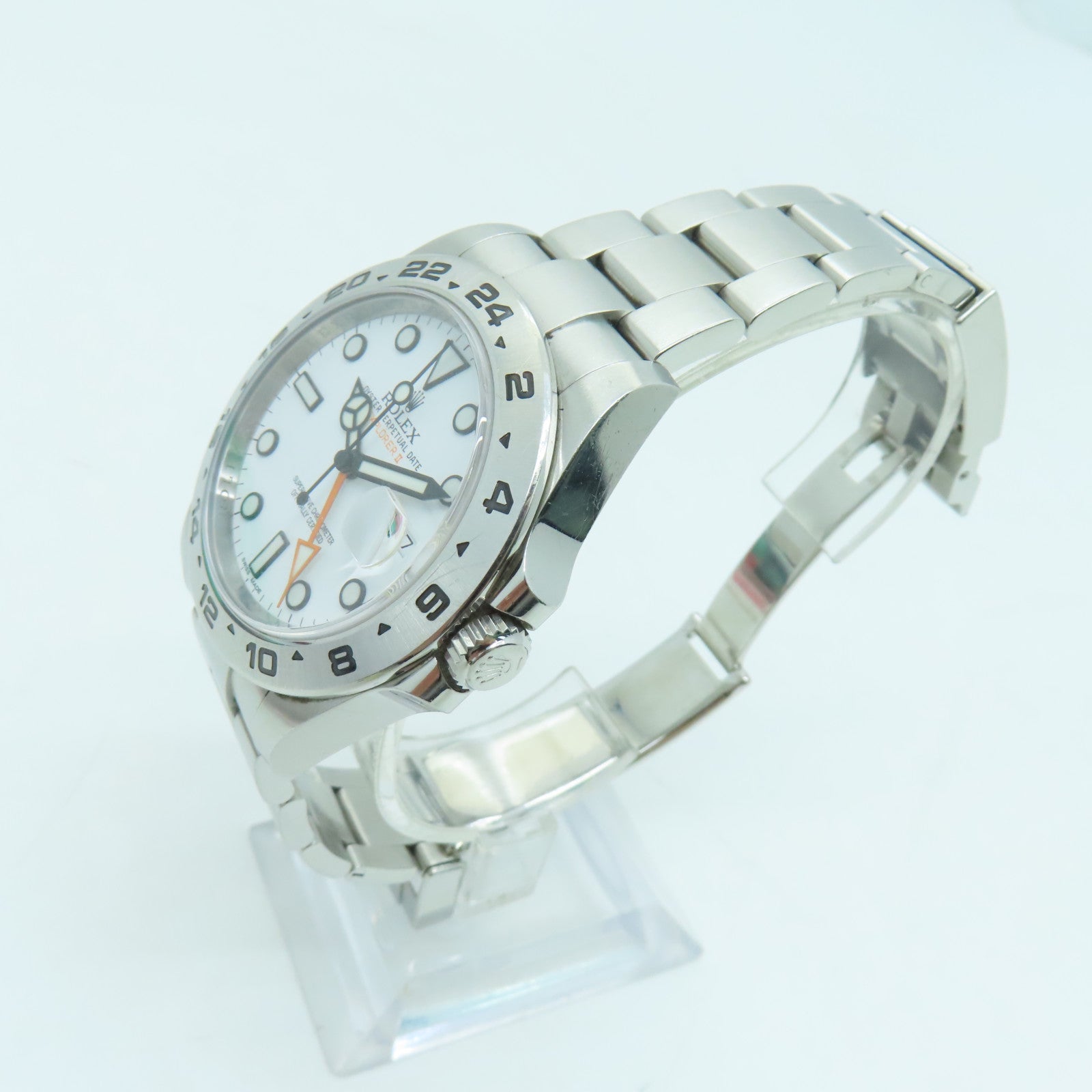 ROLEX Explorer II Automatic Watch Stainless Steel Watch Automatic Movement White