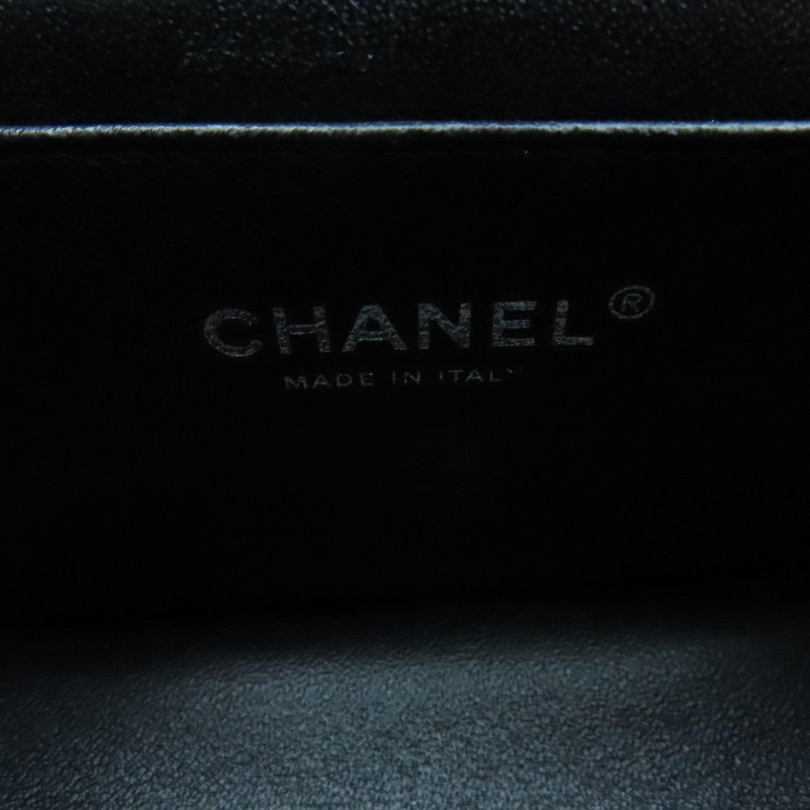 CHANEL 菱格羊皮皮革Chain Shoulder鏈帶肩背袋金色