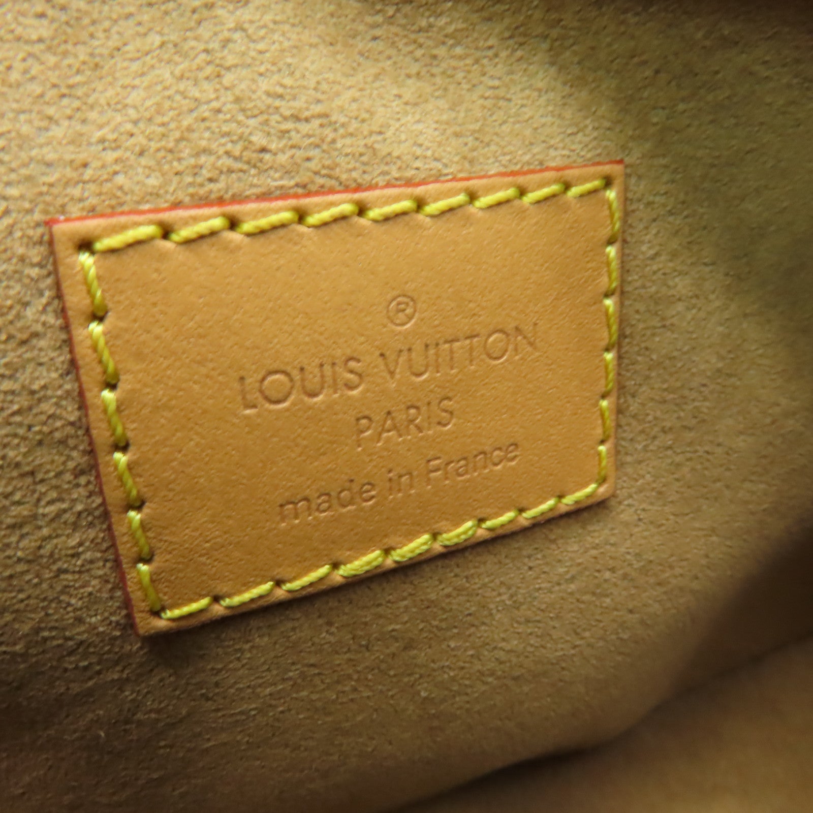 LOUIS VUITTON Monogram Loop金扣手挽肩背兩用袋棕色