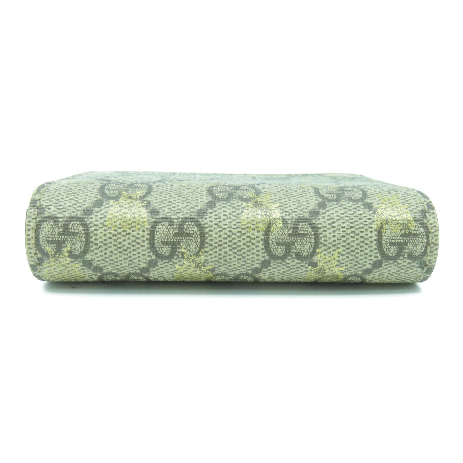 GUCCI 塗層帆布Wallet金扣錢包啡色