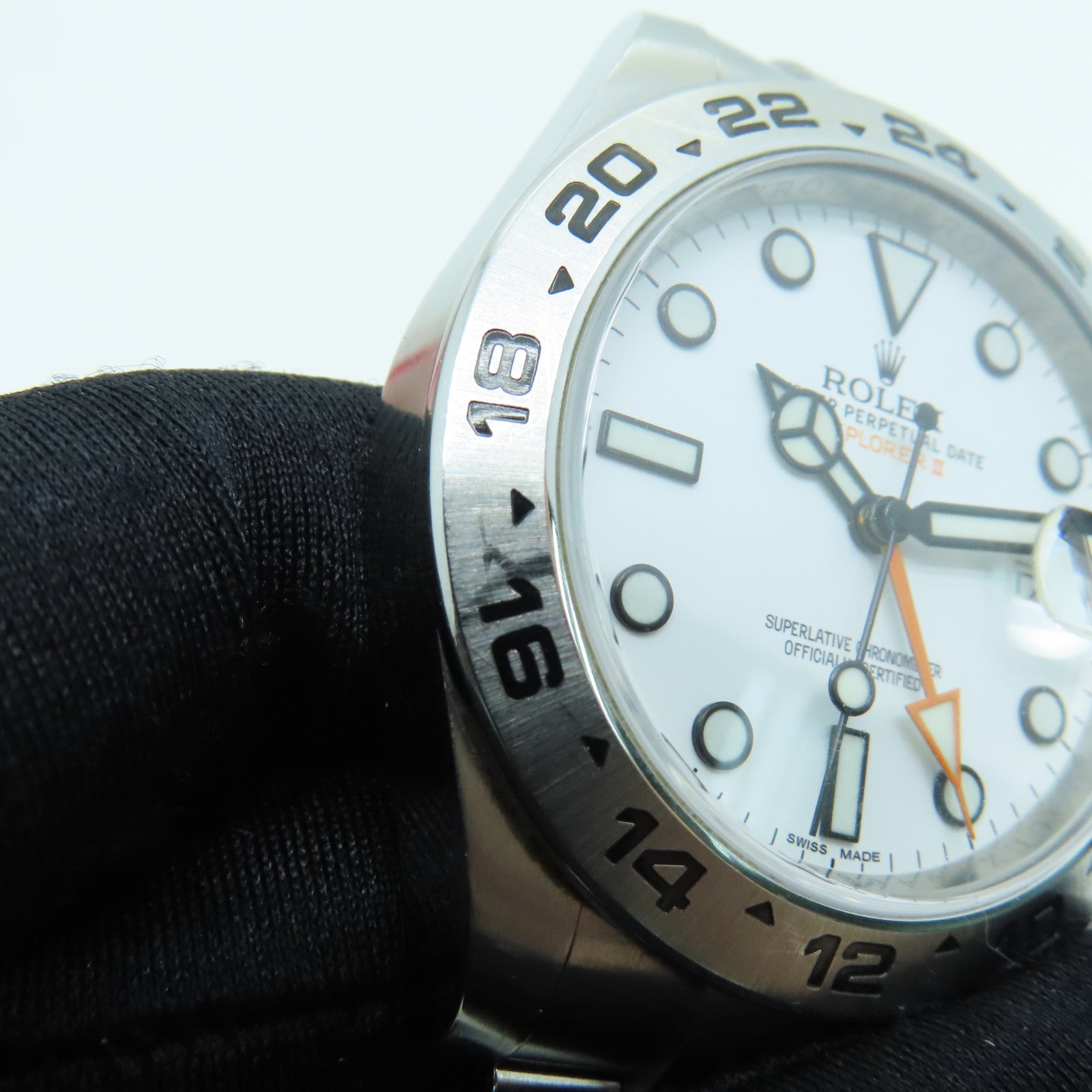 ROLEX Explorer II Automatic Watch Stainless Steel Watch Automatic Movement White