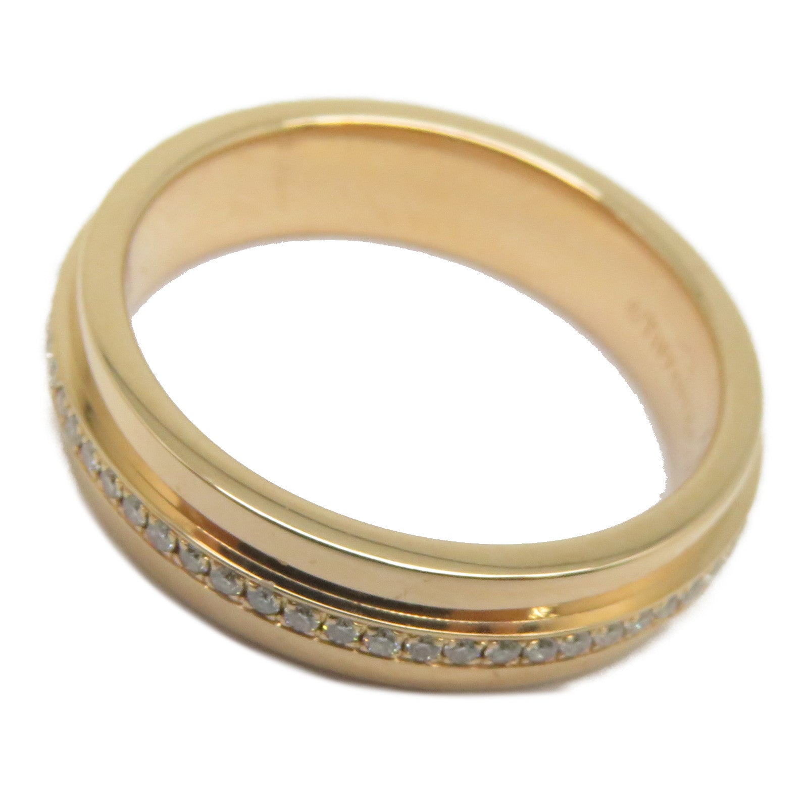 TIFFANY＆CO 18K玫瑰金Tiffany T鑽石戒指US#5