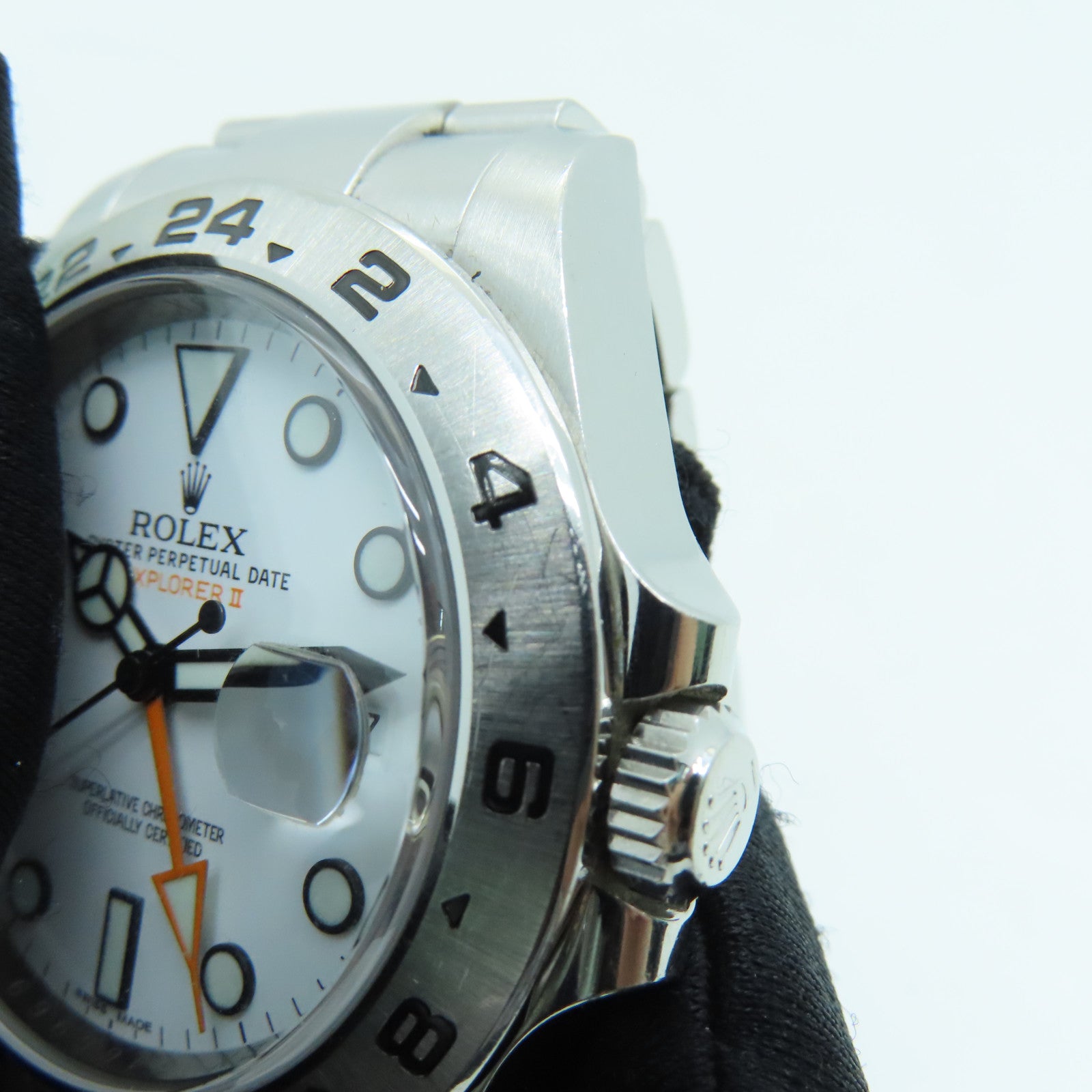 ROLEX Explorer II Automatic Watch Stainless Steel Watch Automatic Movement White