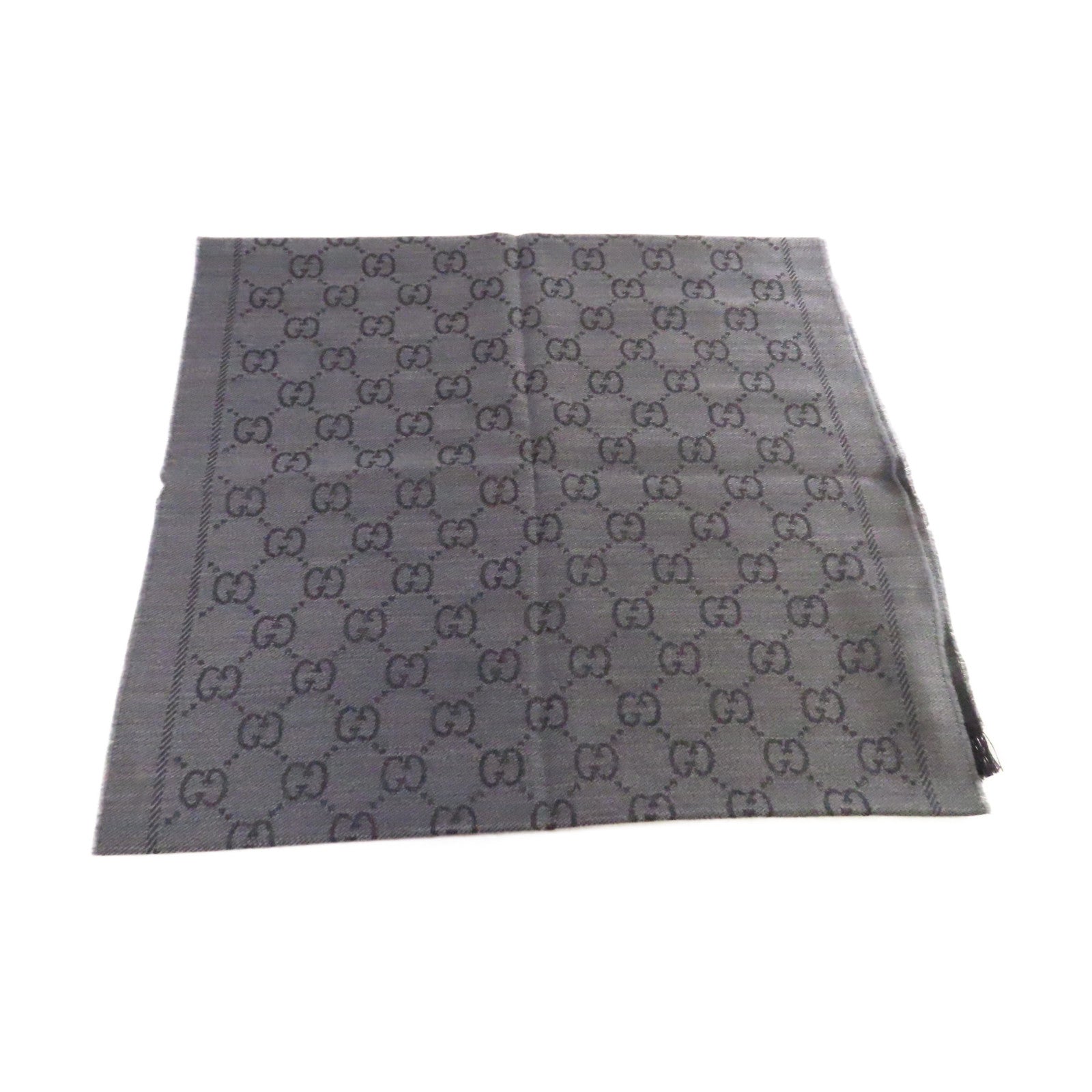 GUCCI 羊毛Scarf圍巾碳灰色