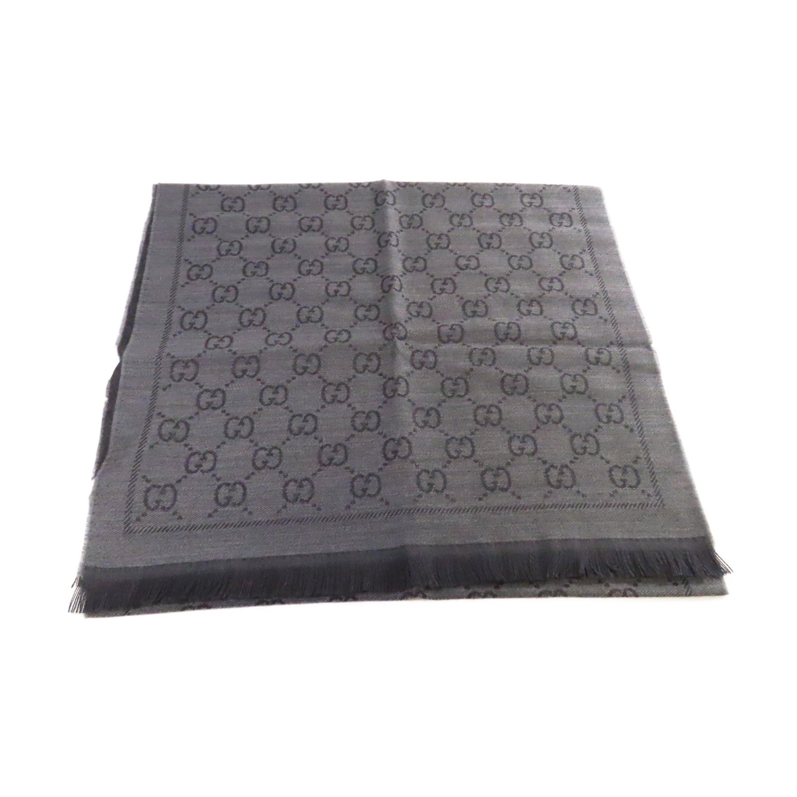 GUCCI 羊毛Scarf圍巾碳灰色