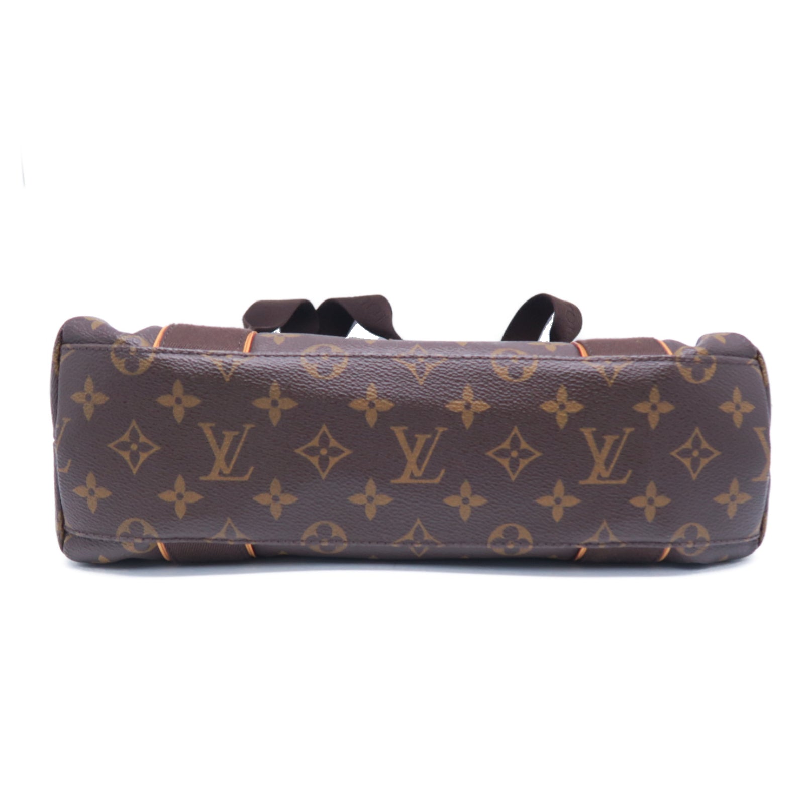 LOUIS VUITTON Monogram Cabas Beaubourg金扣肩背袋啡色