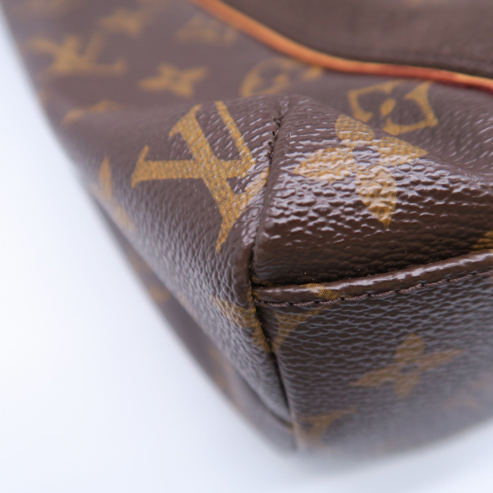 LOUIS VUITTON Monogram Cabas Beaubourg金扣肩背袋啡色