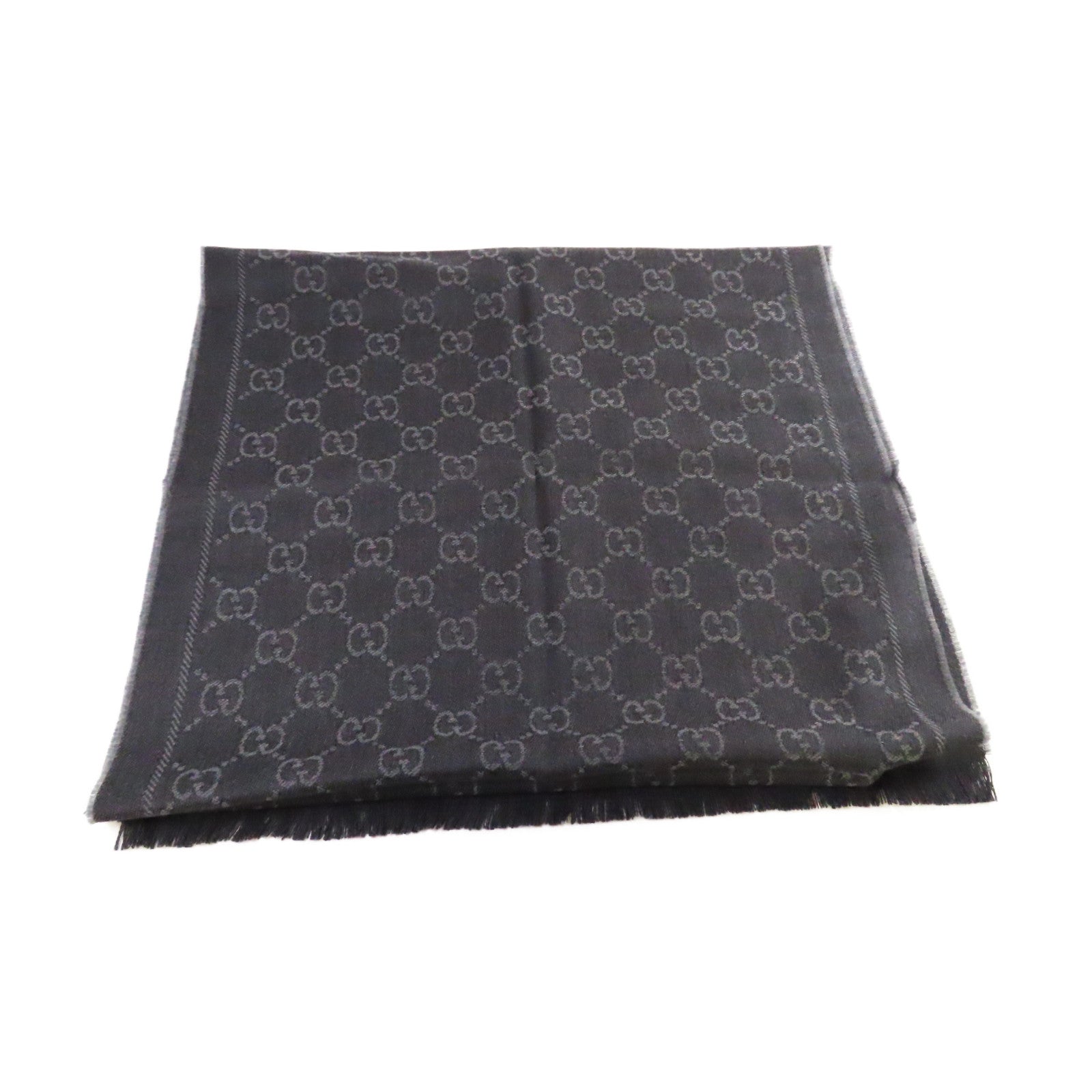 GUCCI 羊毛Scarf圍巾碳灰色