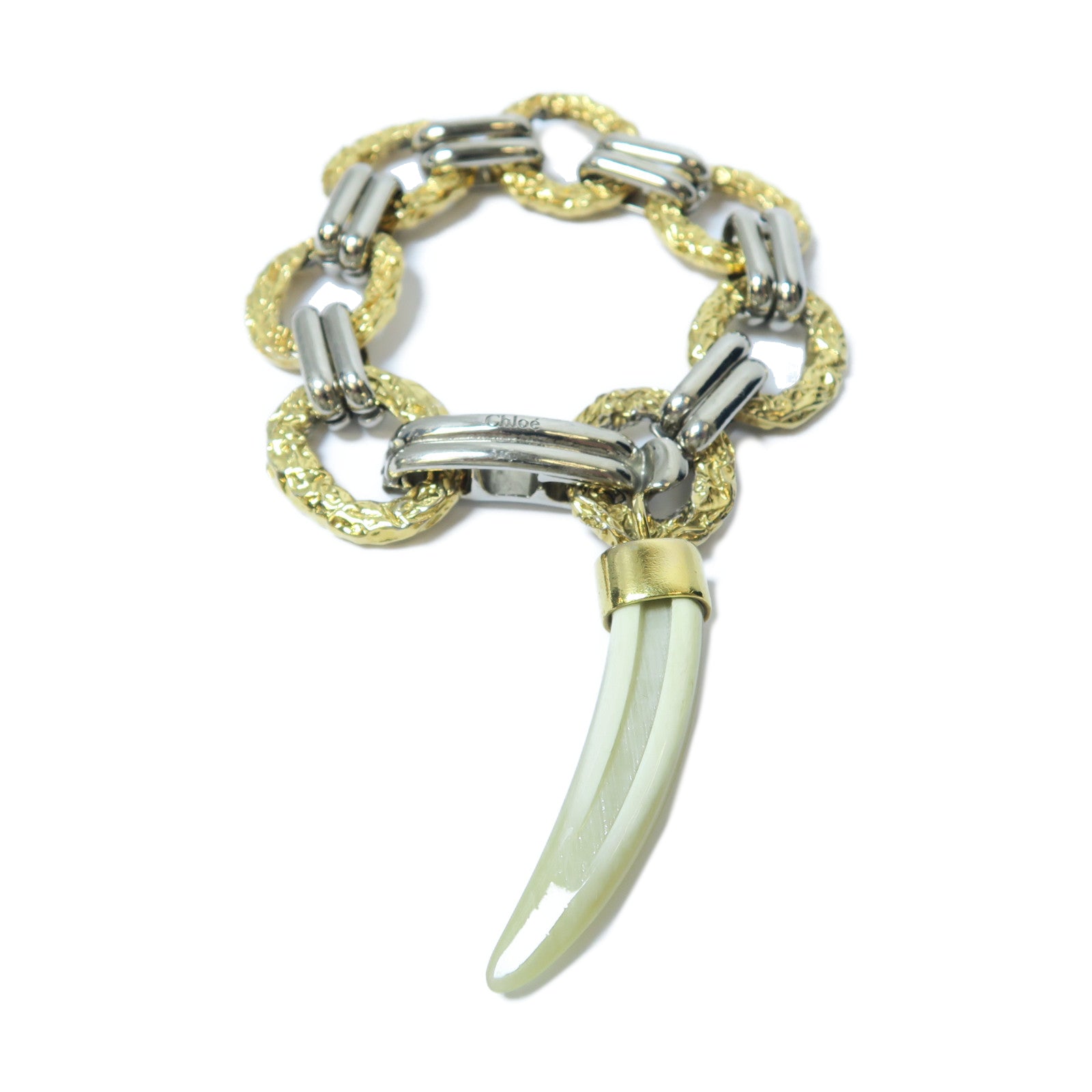 Chloe 金屬Bracelet手鏈銀色/金色#16cm