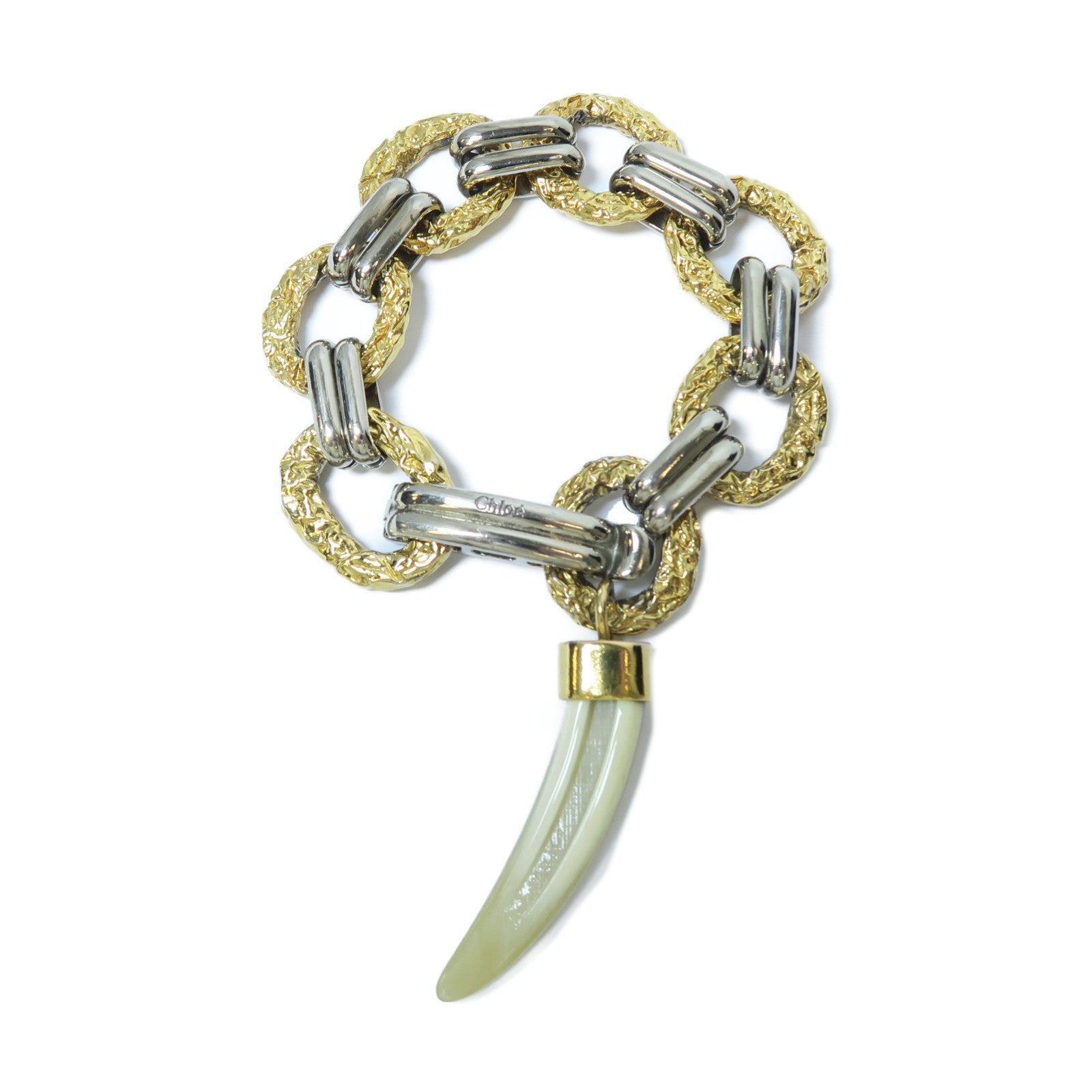 Chloe 金屬Bracelet手鏈銀色/金色#16cm