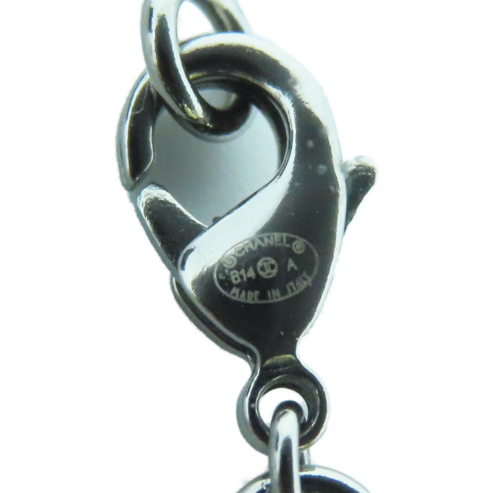CHANEL 金属Necklace银扣项链银色