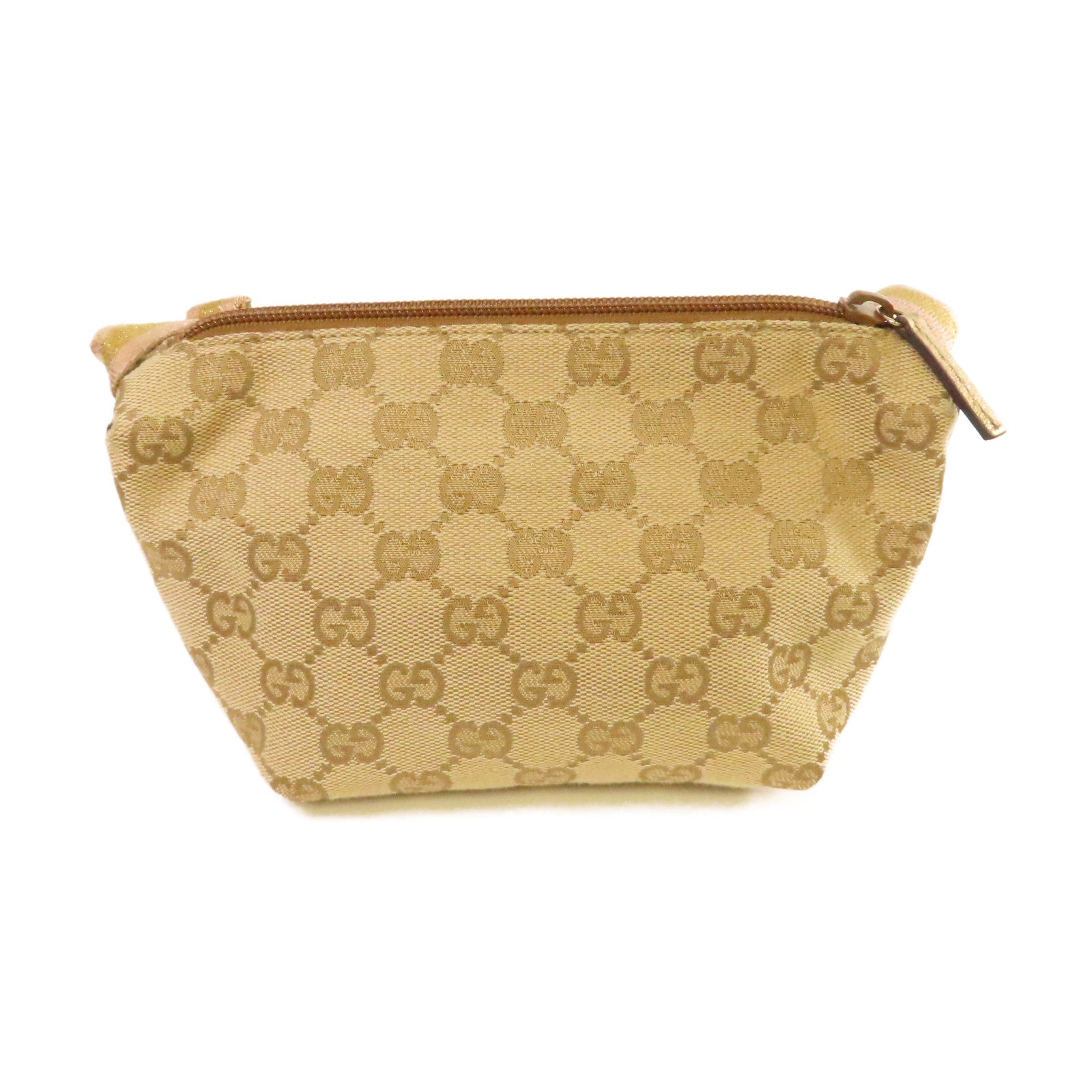 GUCCI GG帆布Hand Bag手挽袋啡色/粉紅色