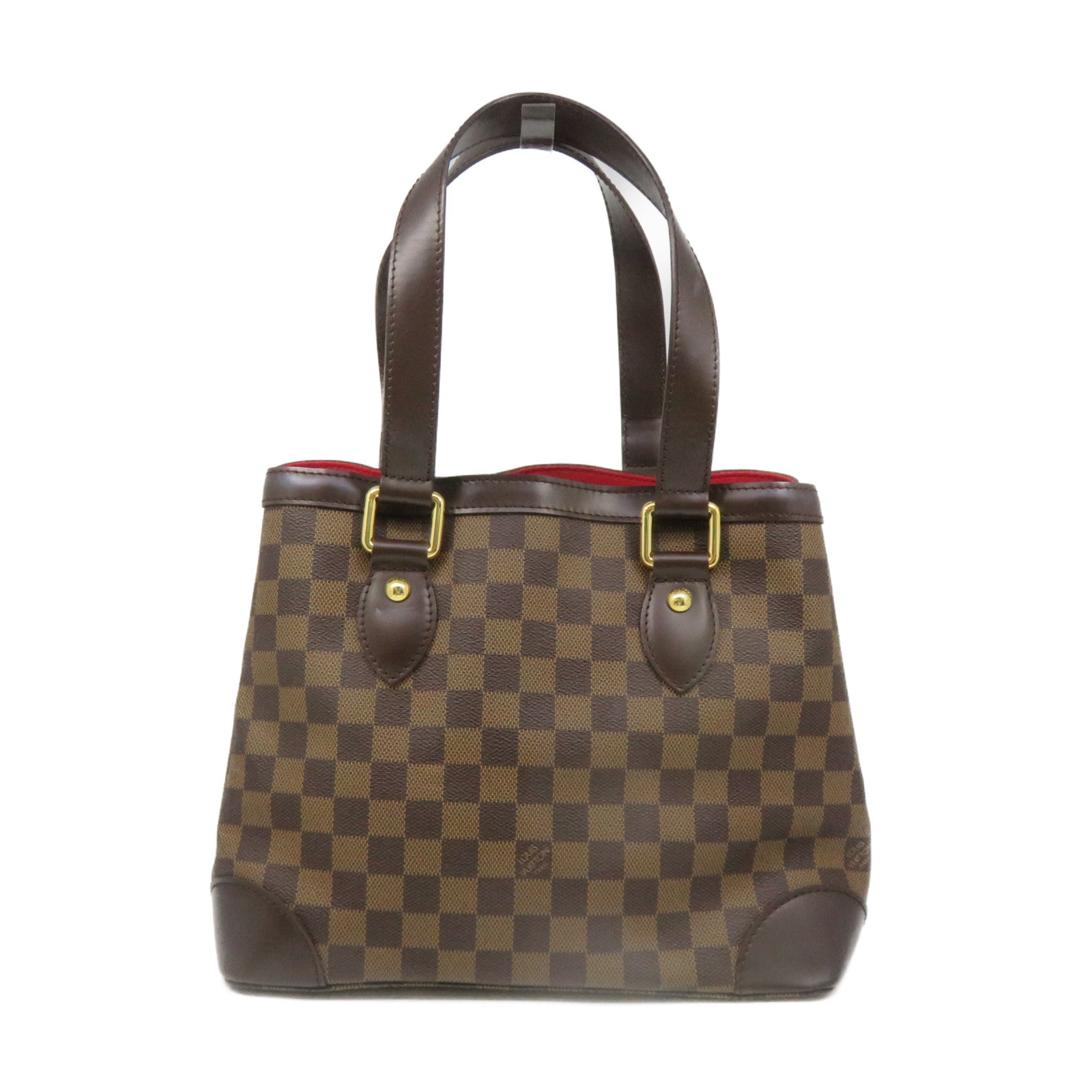 LOUIS VUITTON Damier Hampstead PM Tote Bag brown brown