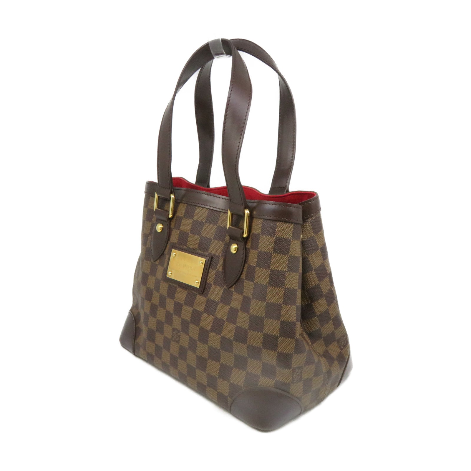 LOUIS VUITTON Damier Hampstead PM Tote Bag brown brown