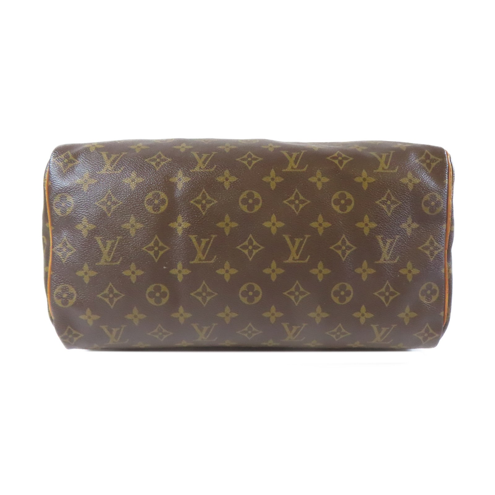 LOUIS VUITTON Monogram Speedy 35金扣手挽袋啡色