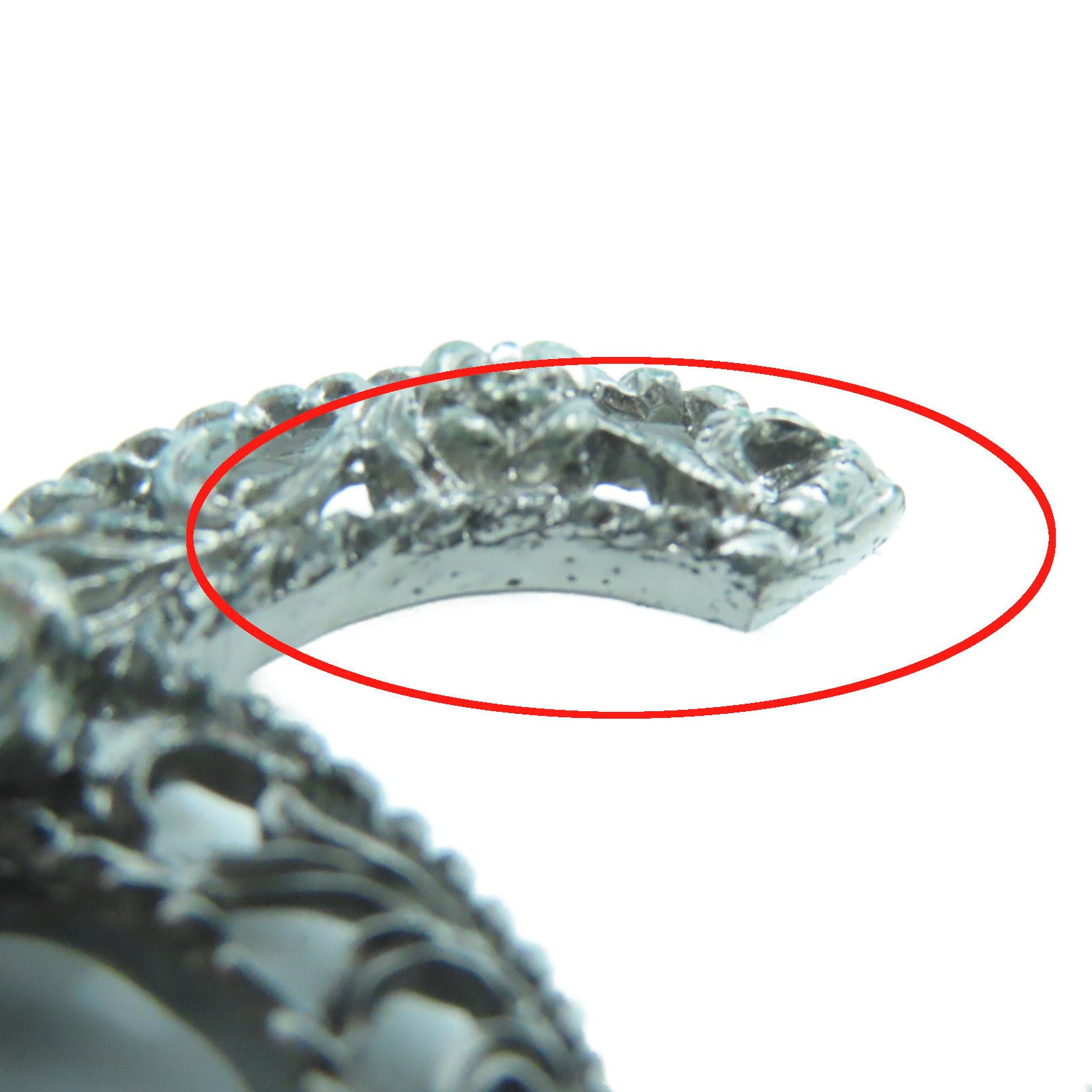 CHANEL 金属Necklace银扣项链银色