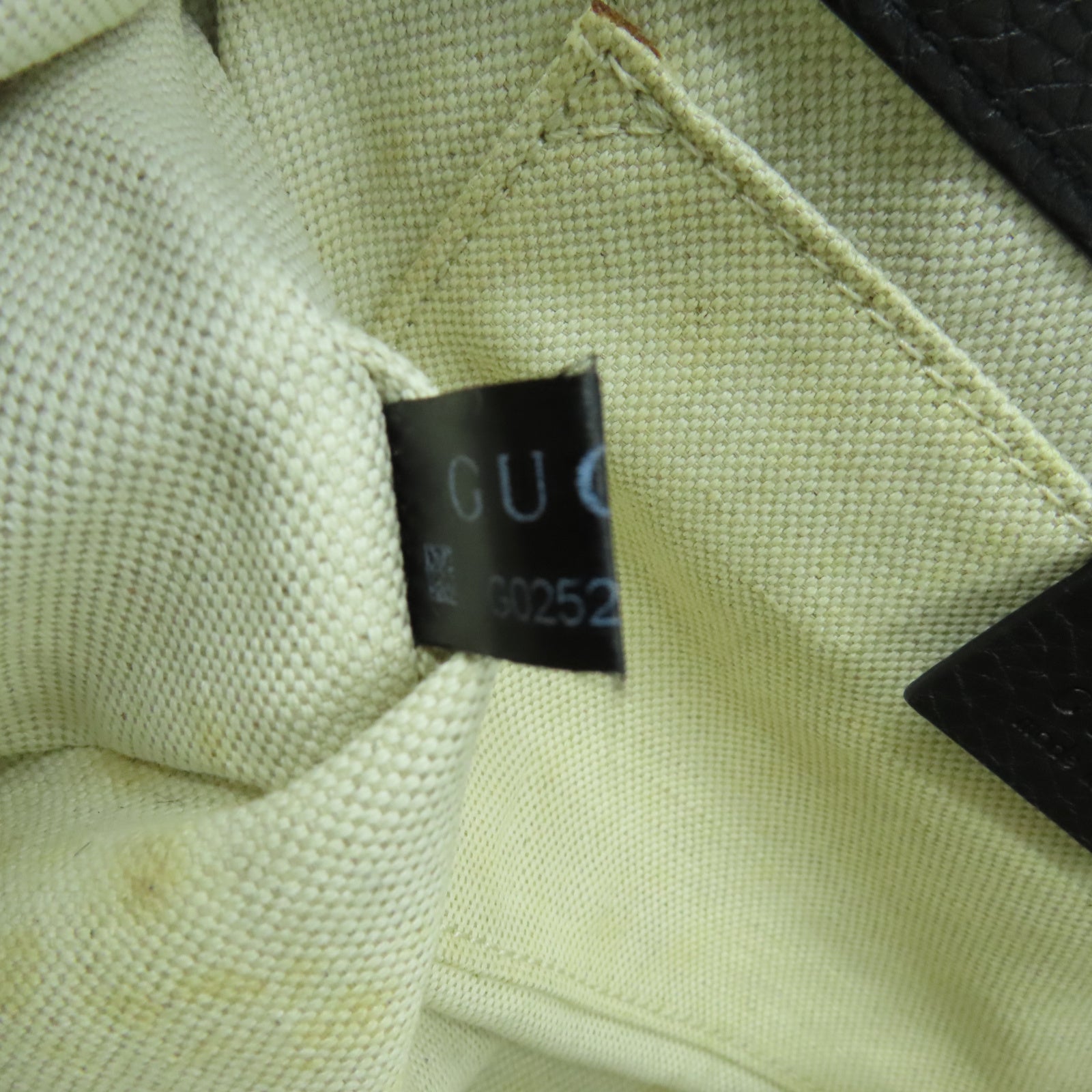 GUCCI 牛皮皮革2 Way Shoulder金扣手挽肩背兩用袋黑色