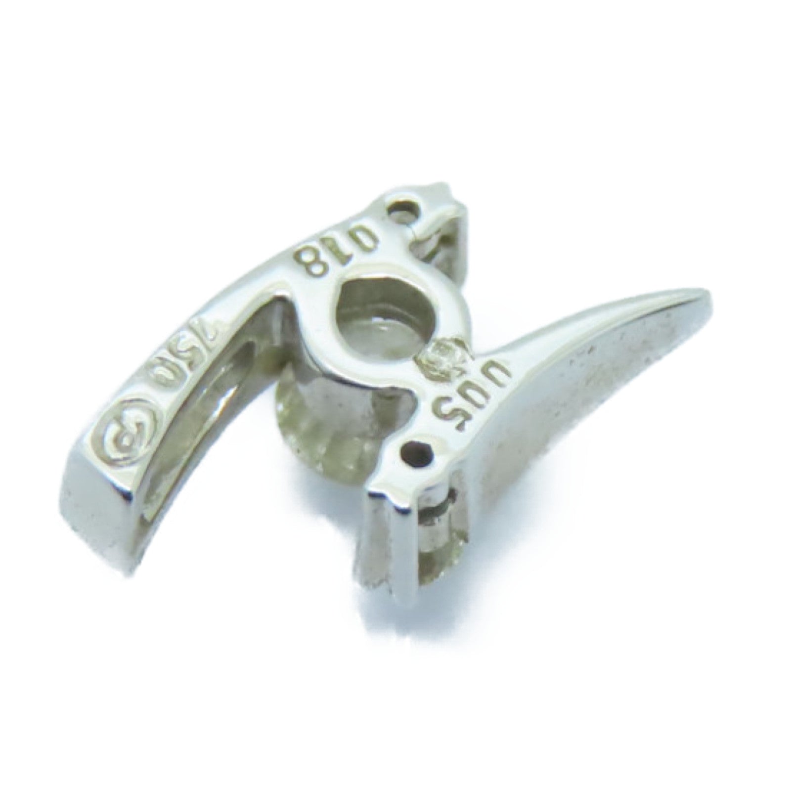 JEWELRY 18K白金Diamond Pendant 0.18ct/0.05ct鑽石吊墜