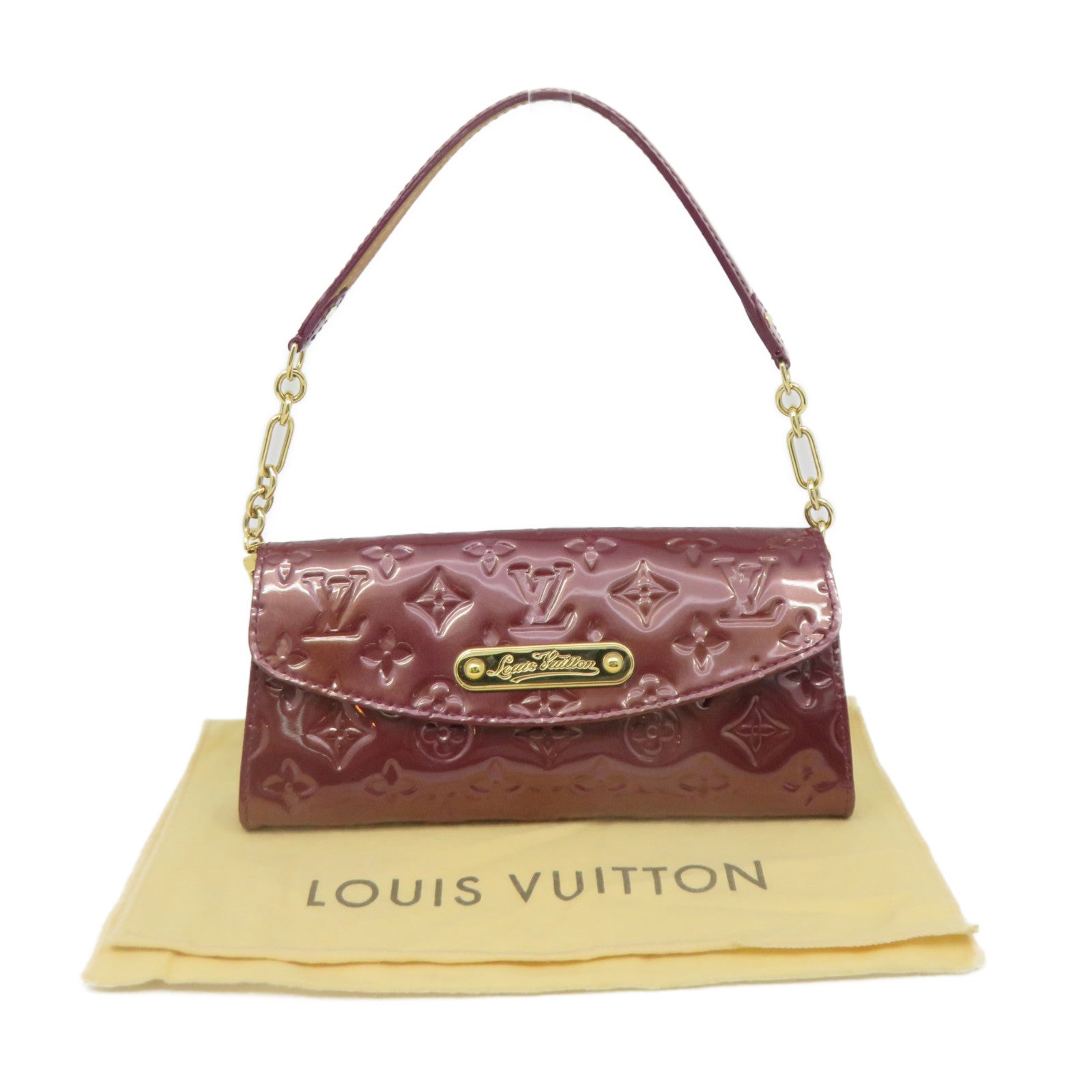 LOUIS VUITTON Mono-Vernis Sunset Boulevard Shoulder Bag肩背袋紫色