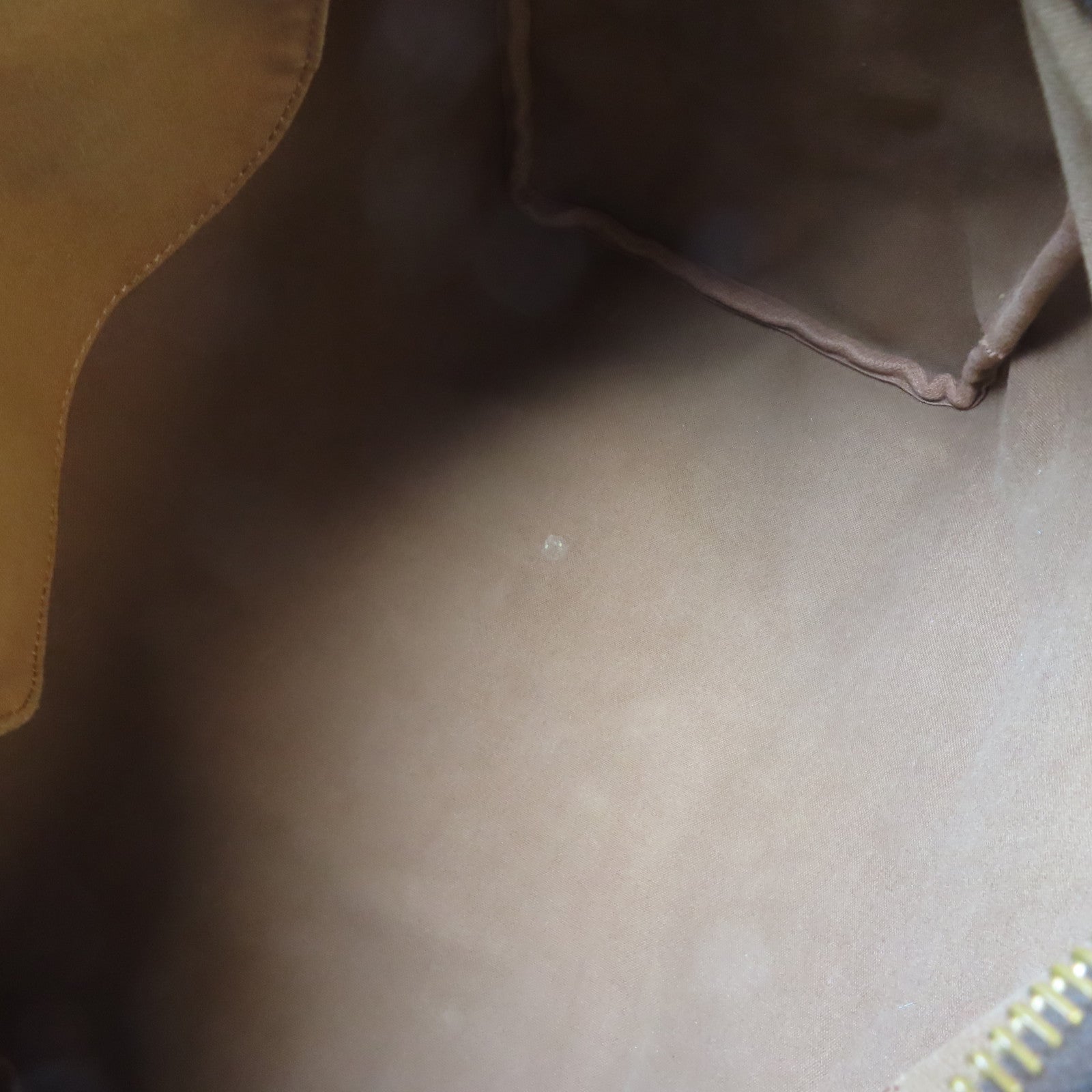 LOUIS VUITTON Monogram Speedy 35金扣手挽袋啡色