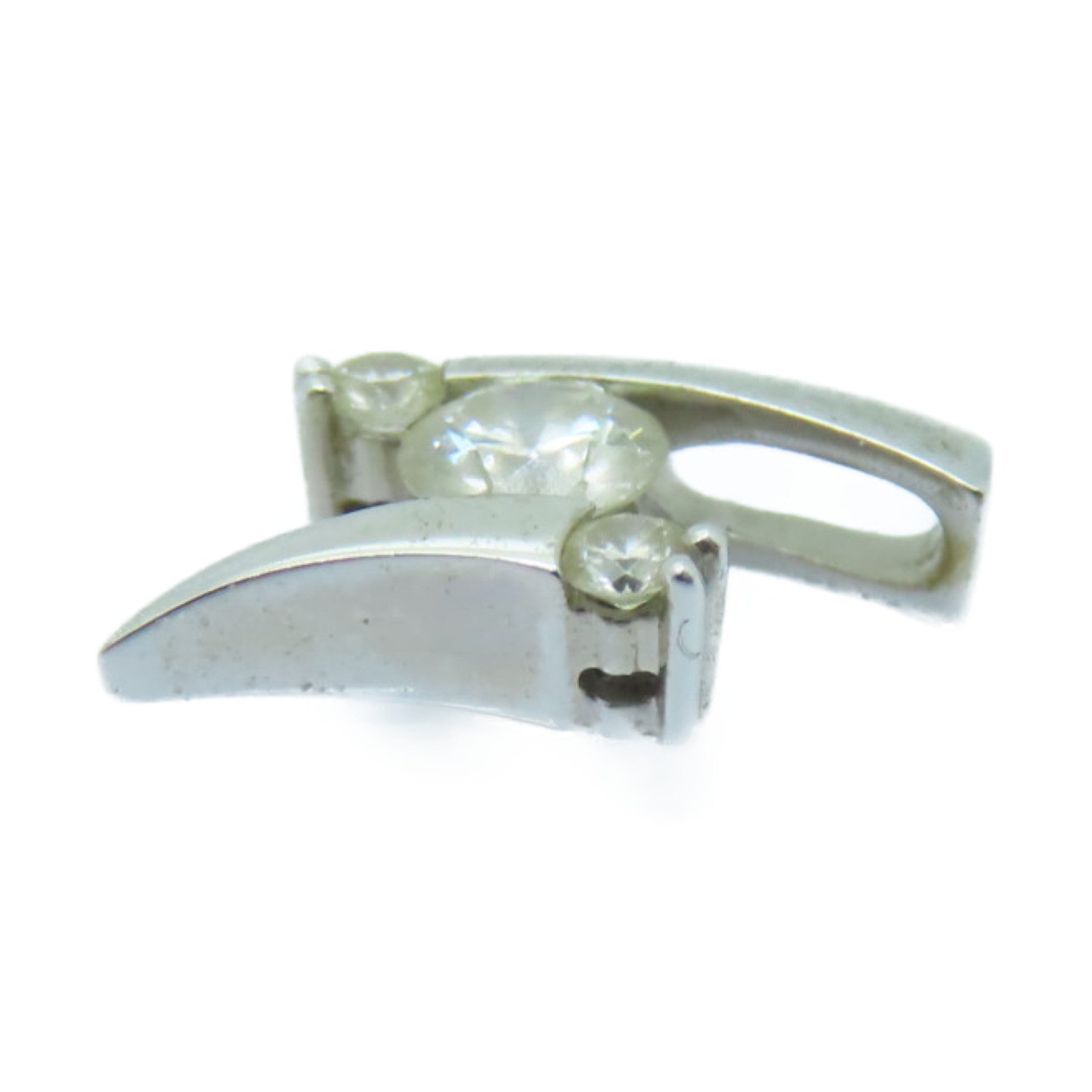 JEWELRY 18K白金Diamond Pendant 0.18ct/0.05ct鑽石吊墜