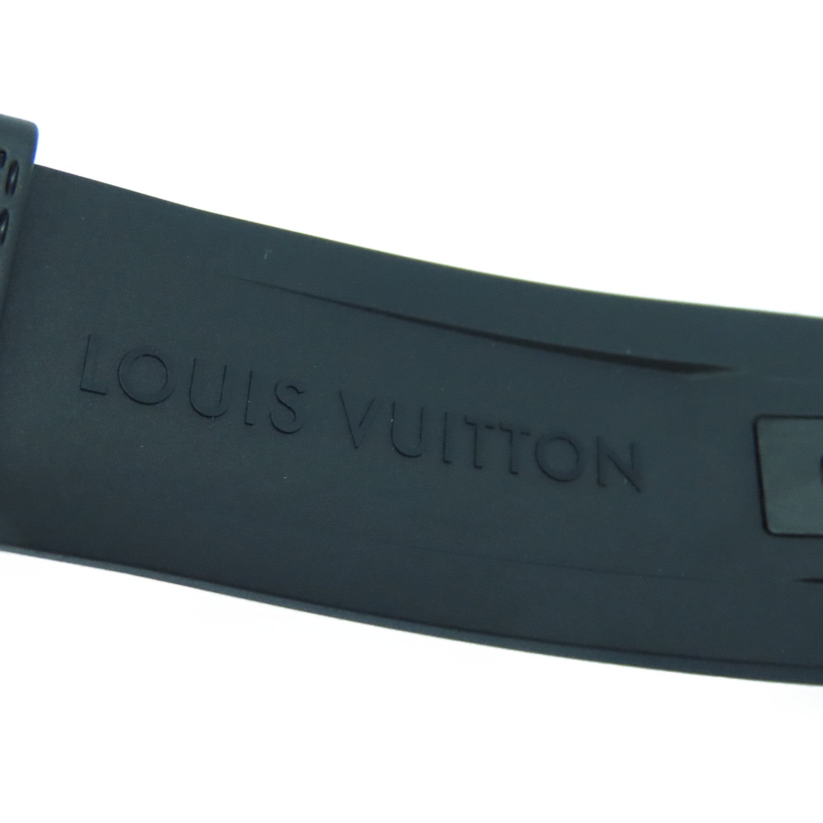LOUIS VUITTON Tambour Horizon不鏽鋼手錶石英機芯黒色