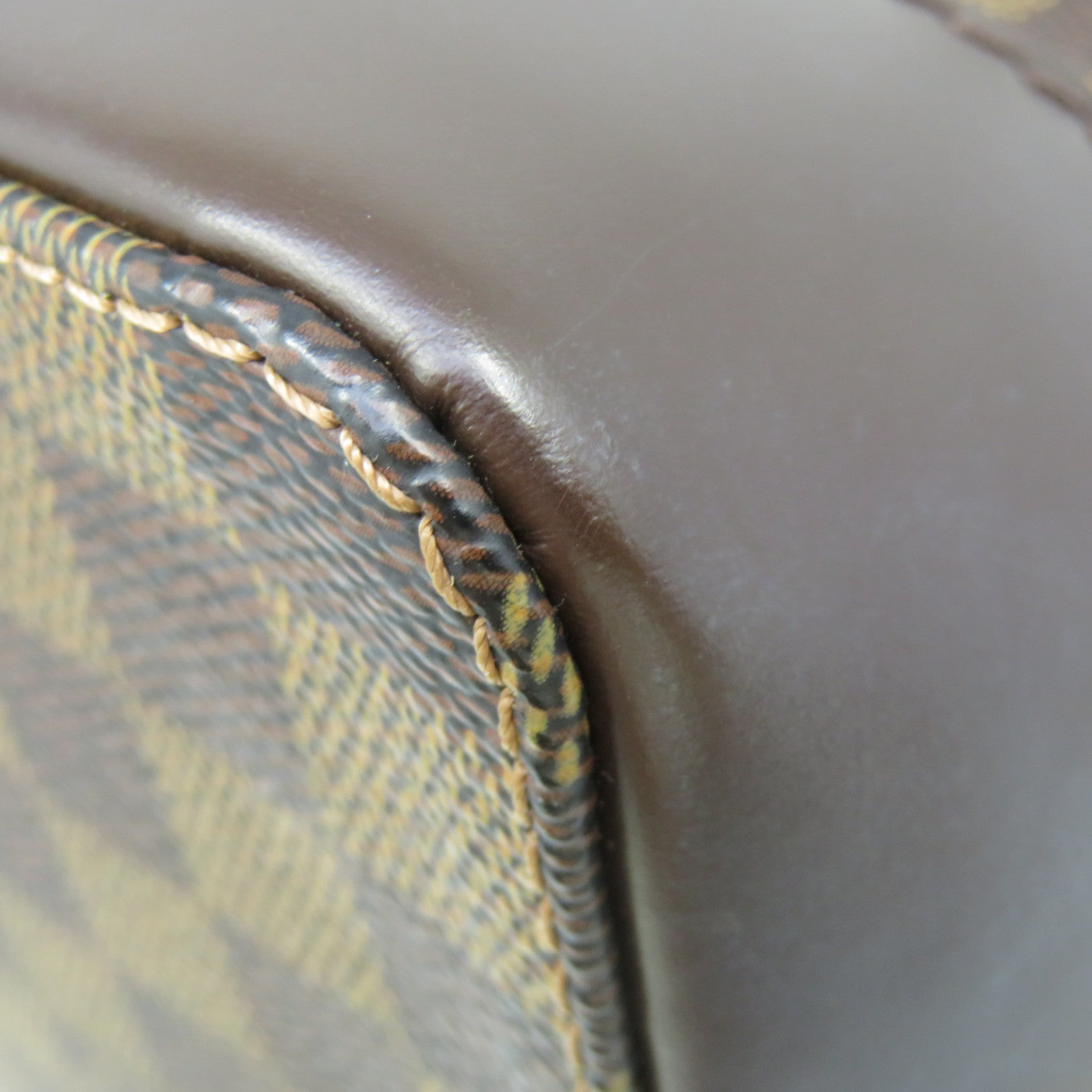 LOUIS VUITTON Damier Hampstead PM Tote Bag brown brown