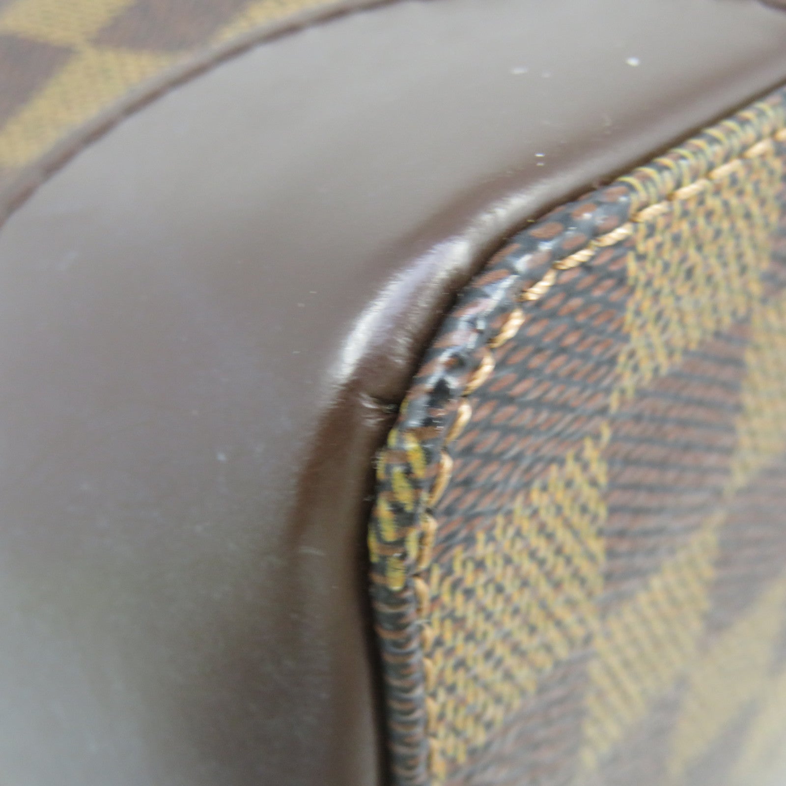 LOUIS VUITTON Damier Hampstead PM Tote Bag brown brown