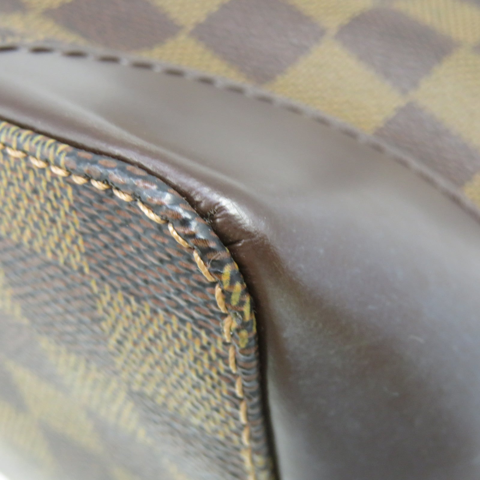 LOUIS VUITTON Damier Hampstead PM Tote Bag brown brown