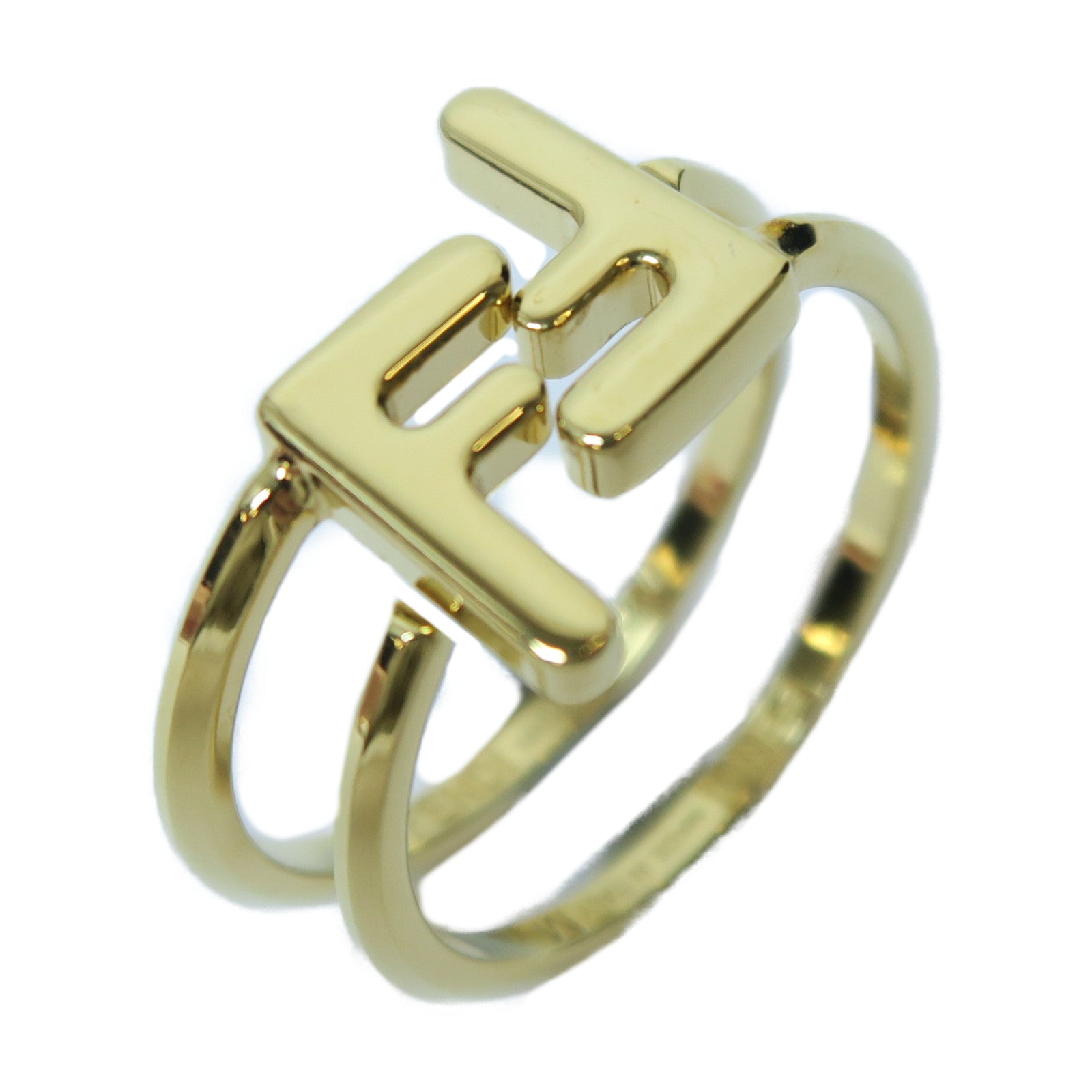 FENDI 金屬Ring戒指金色Fendi#M/US#6.5