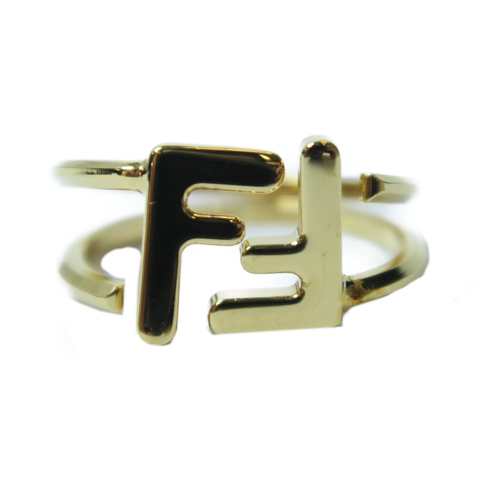 FENDI 金屬Ring戒指金色Fendi#M/US#6.5