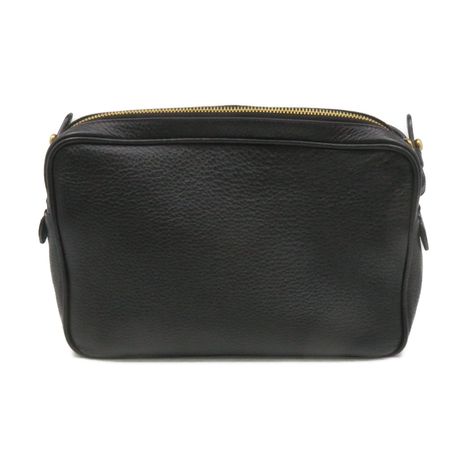 PRADA 牛皮皮革Vitello Phenix Shoulder Bag肩背袋黑色