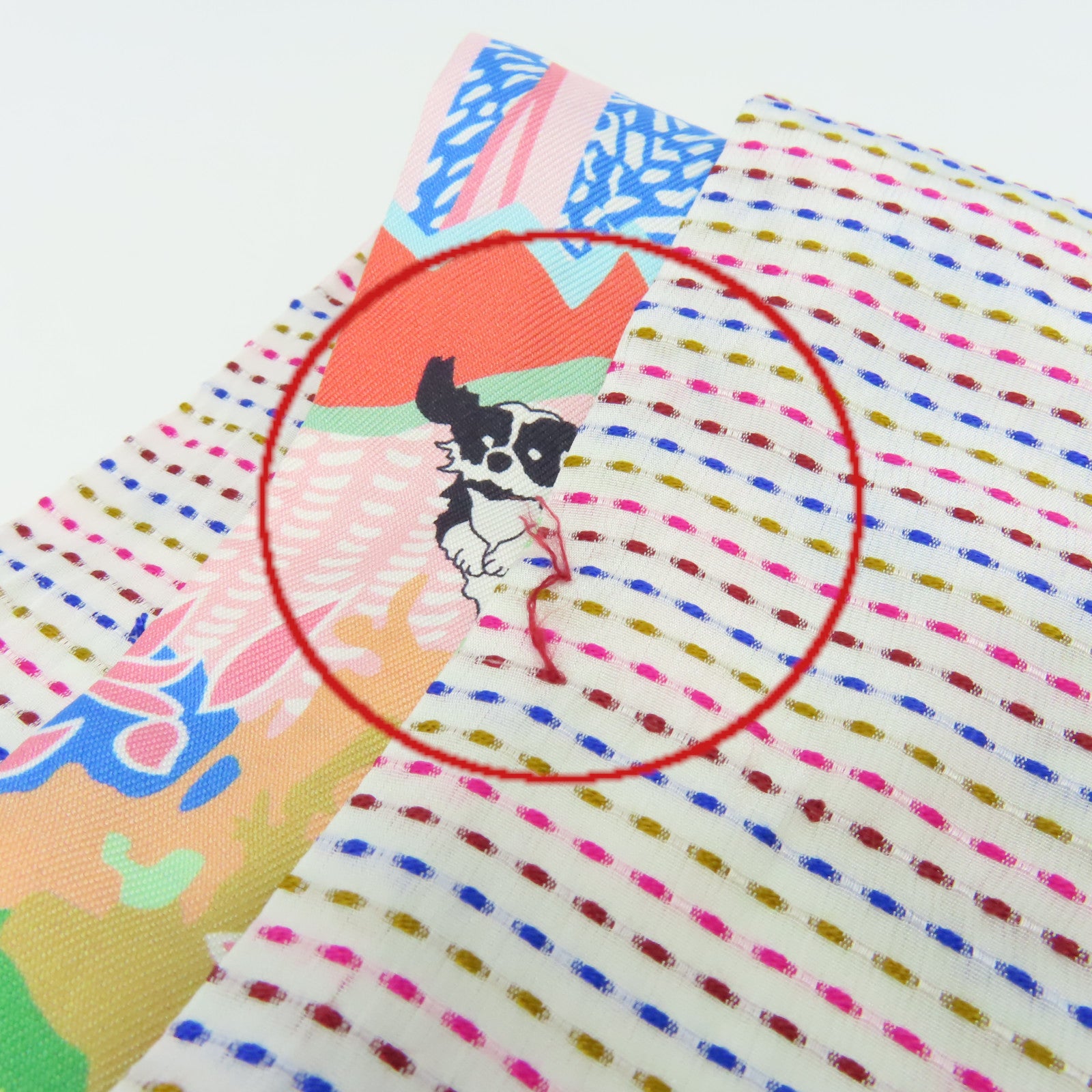 HERMES 絲質Twilly Twins Scarf絲巾粉紅色/彩色