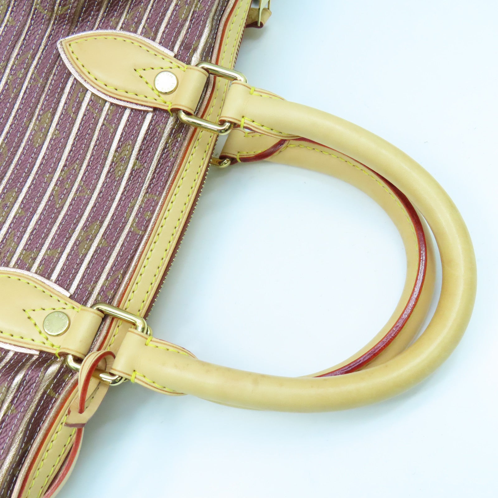 LOUIS VUITTON 【激減優惠】Monogram-Canvas Eden Speedy 30金扣手挽肩背兩用袋紫色