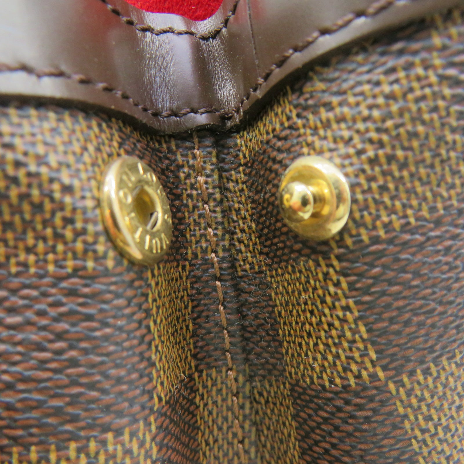 LOUIS VUITTON Damier Hampstead PM Tote Bag brown brown