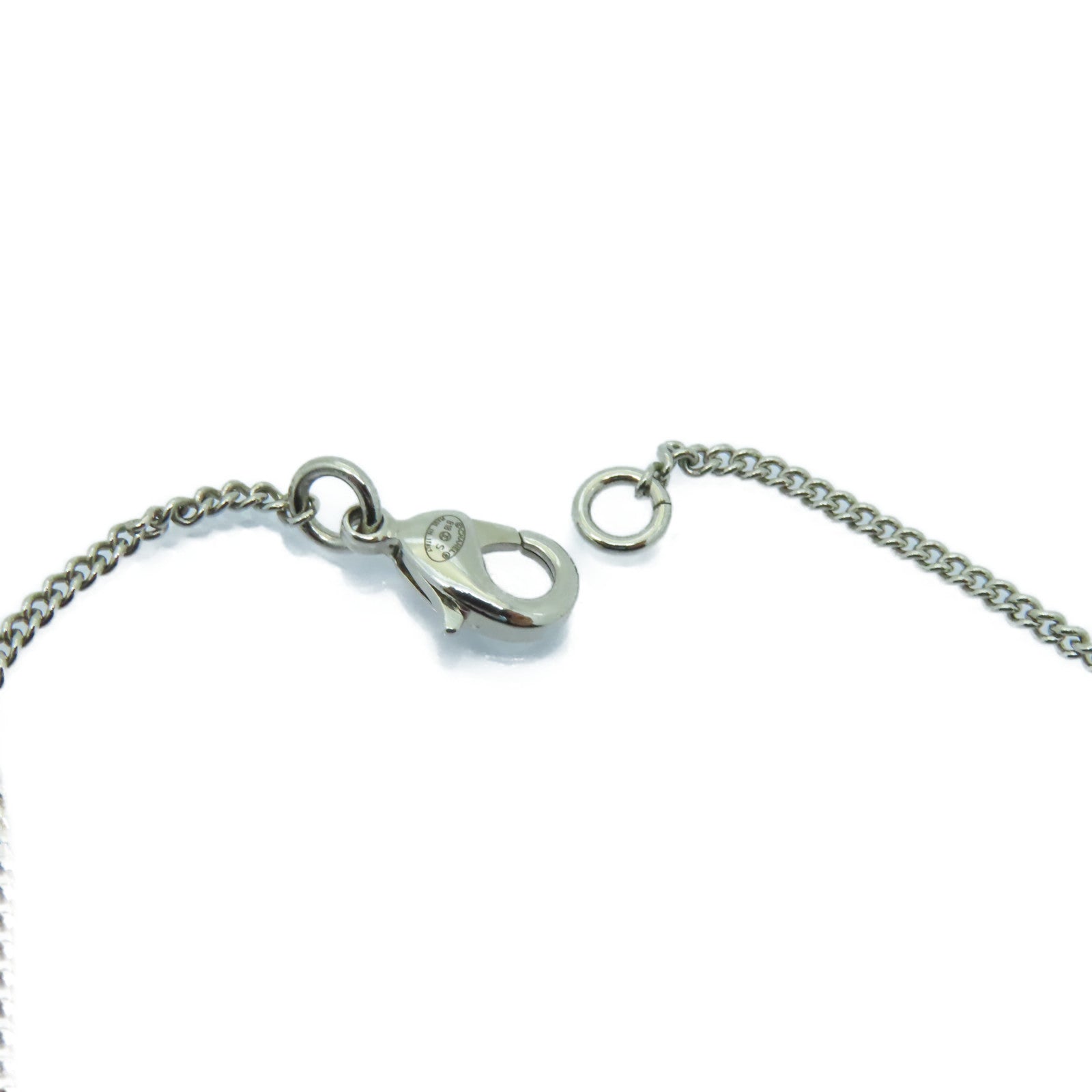 CHANEL PVC/金屬Necklace項鍊銀色/透明
