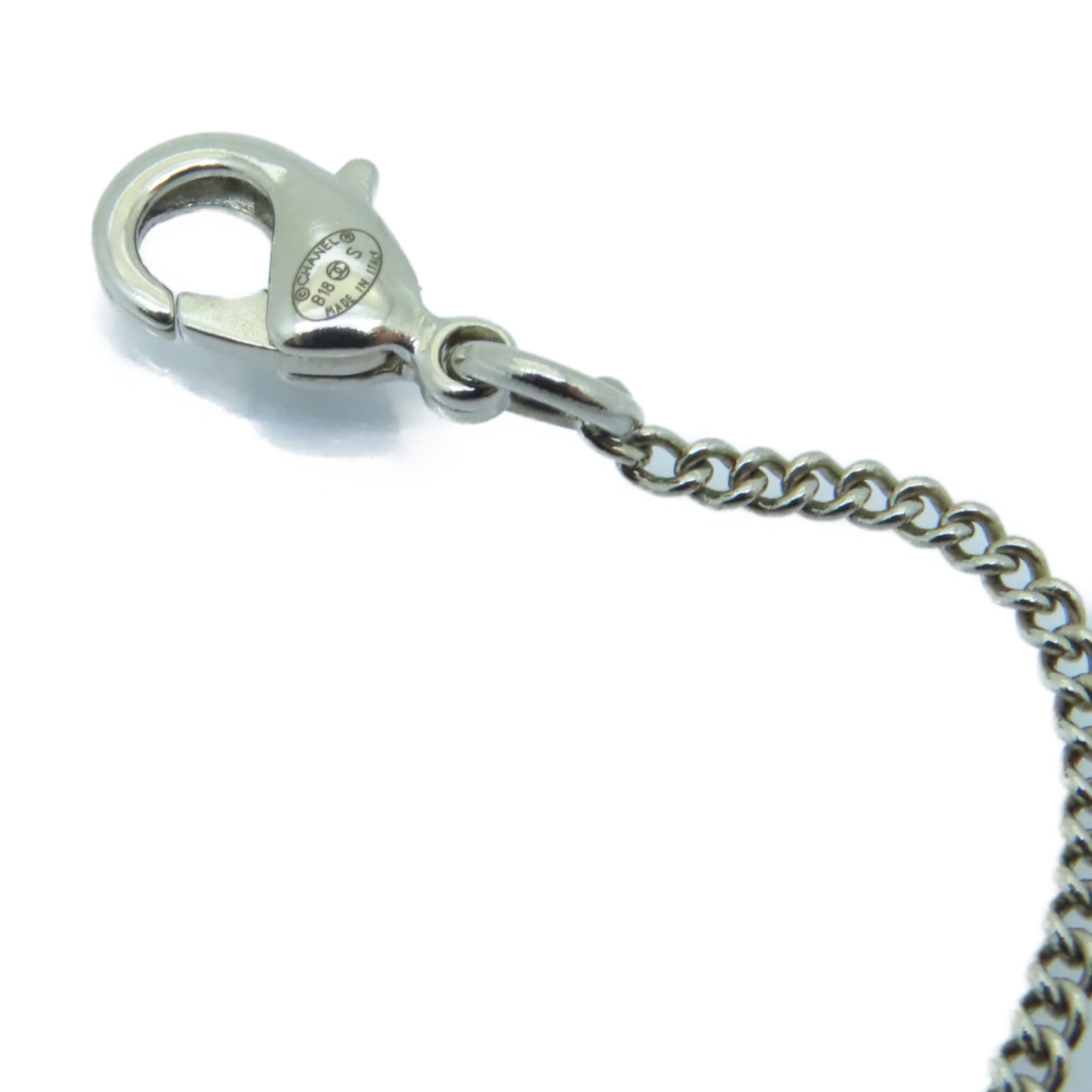 CHANEL PVC/金屬Necklace項鍊銀色/透明