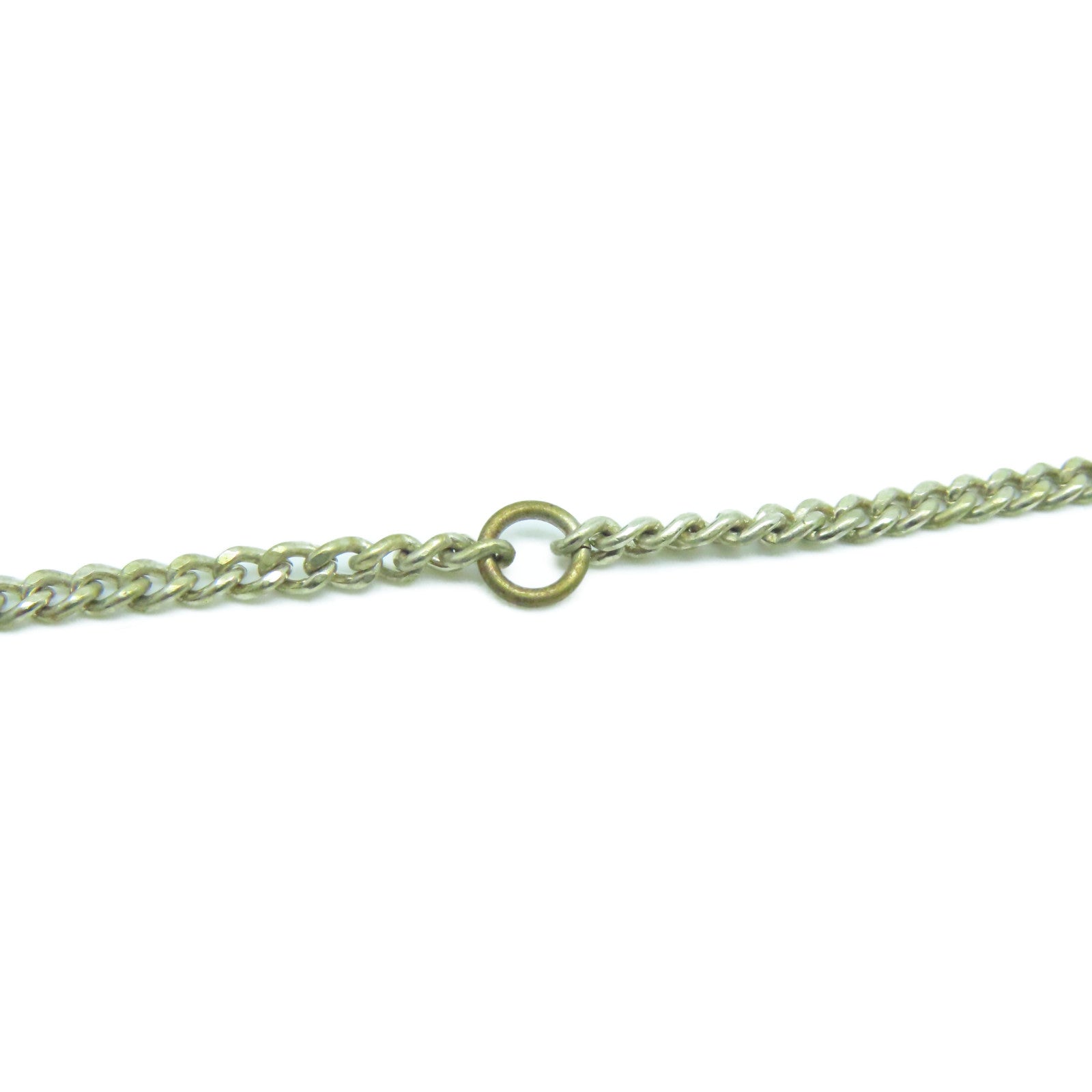 CHANEL 金属Necklace金扣项链金色