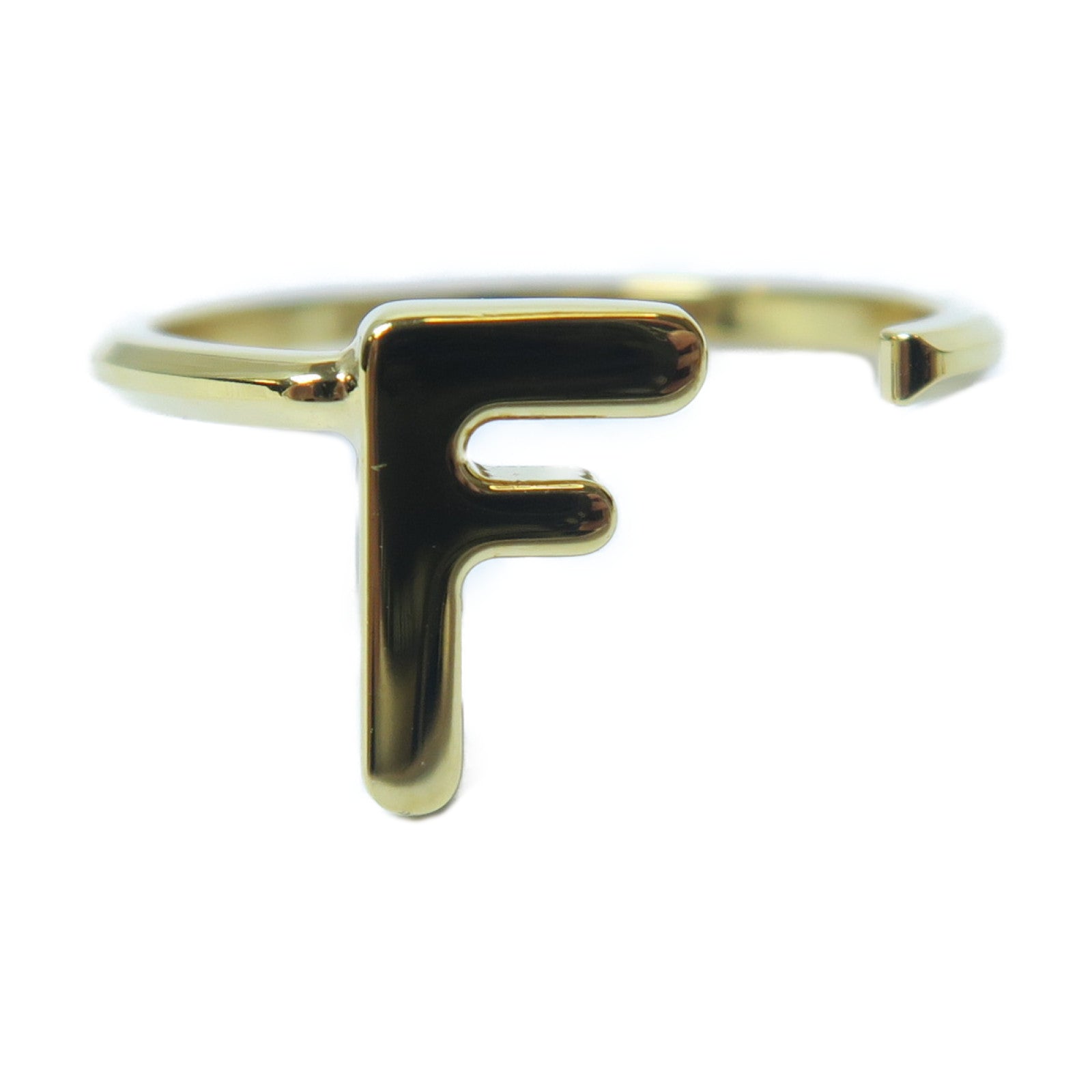 FENDI 金屬Ring戒指金色Fendi#M/US#6.5
