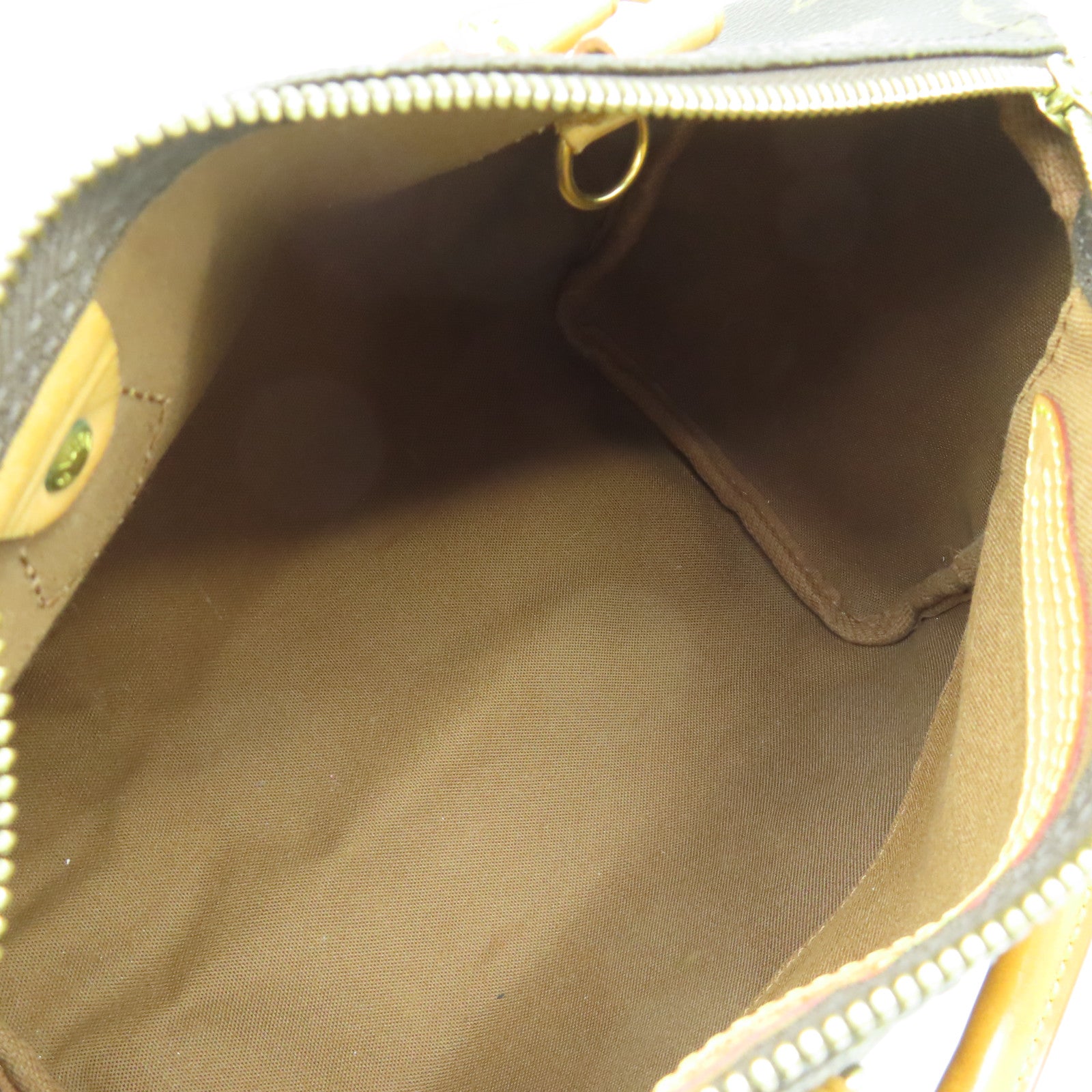 LOUIS VUITTON Monogram Speedy 25金扣手挽袋啡色