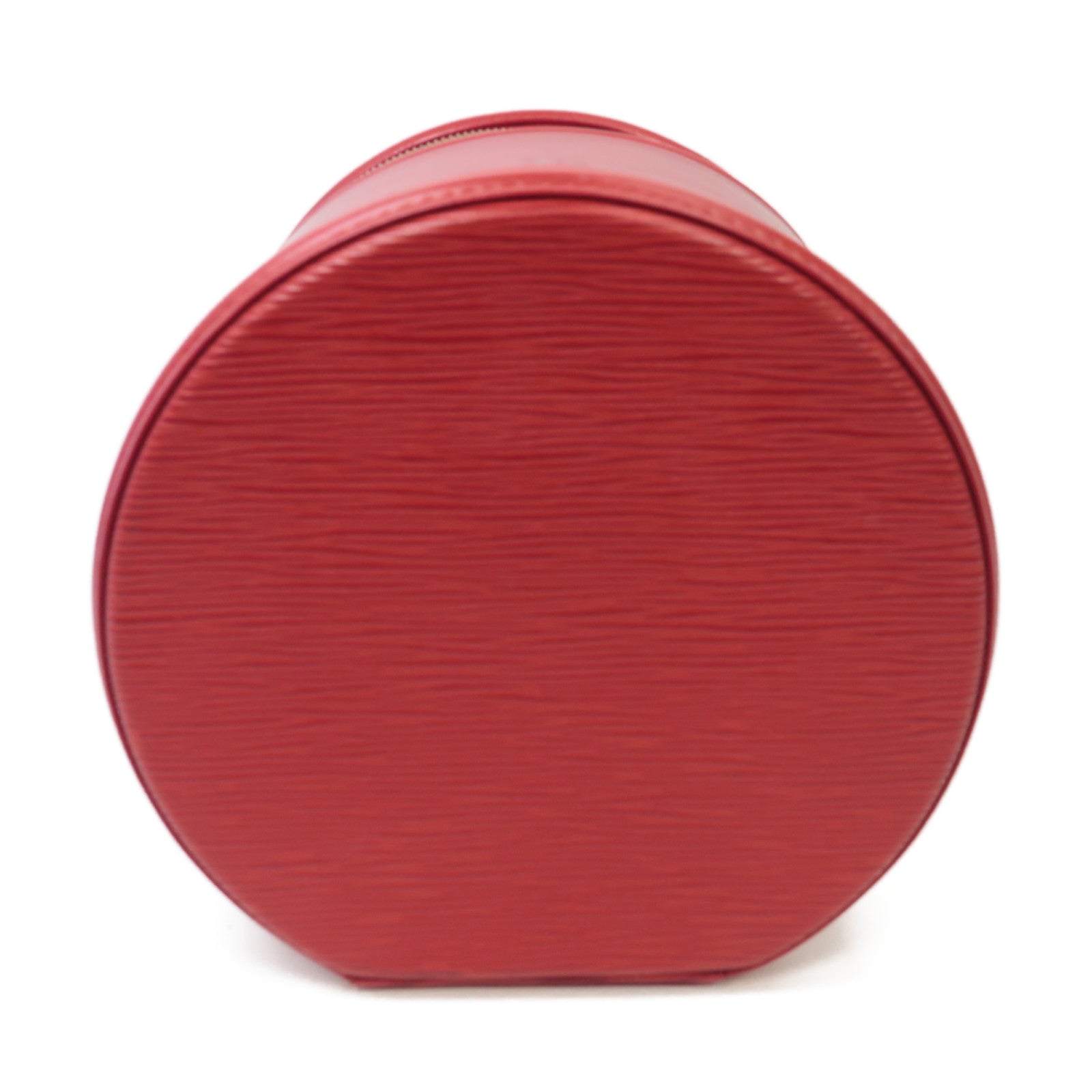 LOUIS VUITTON Epi Cannes金扣手挽袋紅色