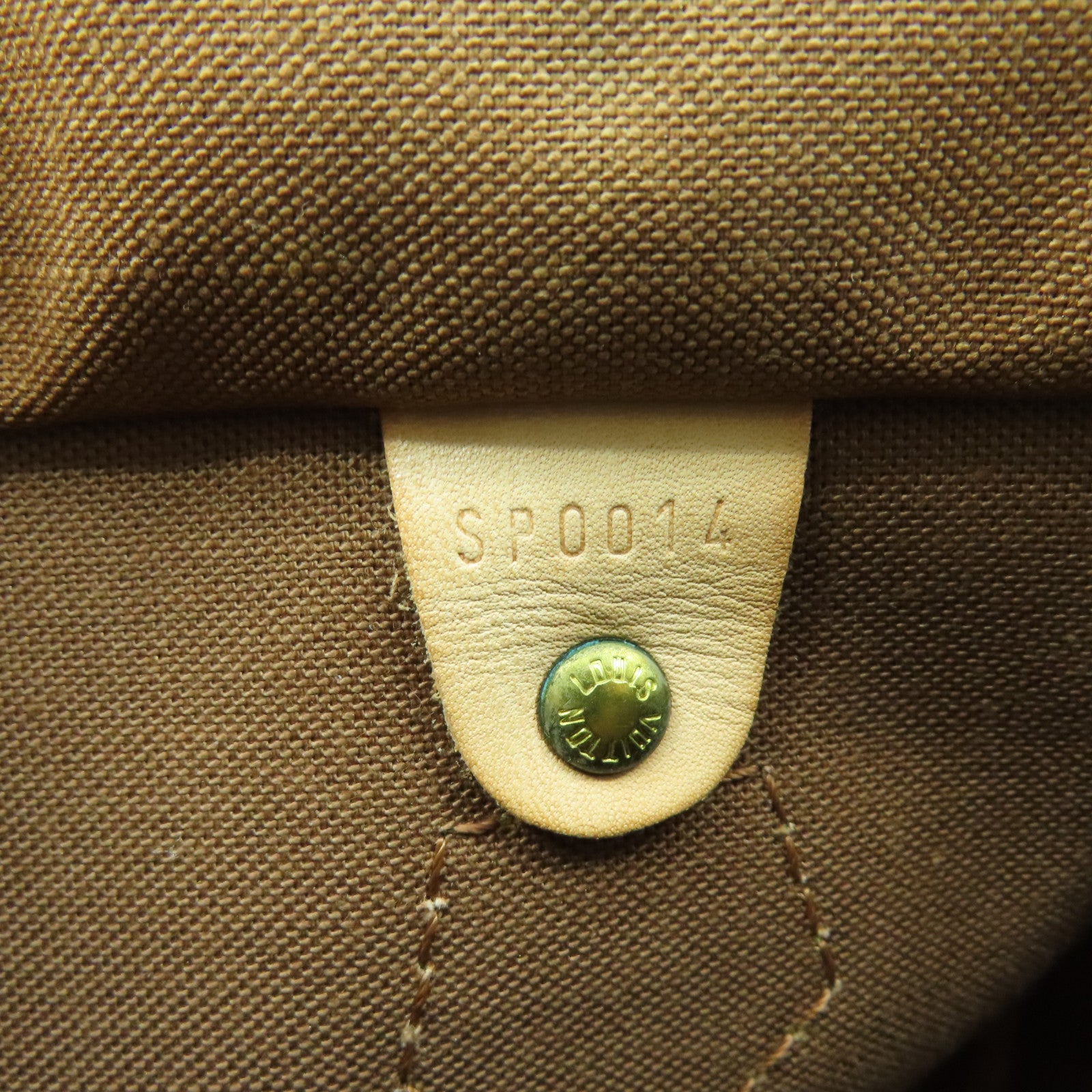 LOUIS VUITTON Monogram Speedy 25金扣手挽袋啡色
