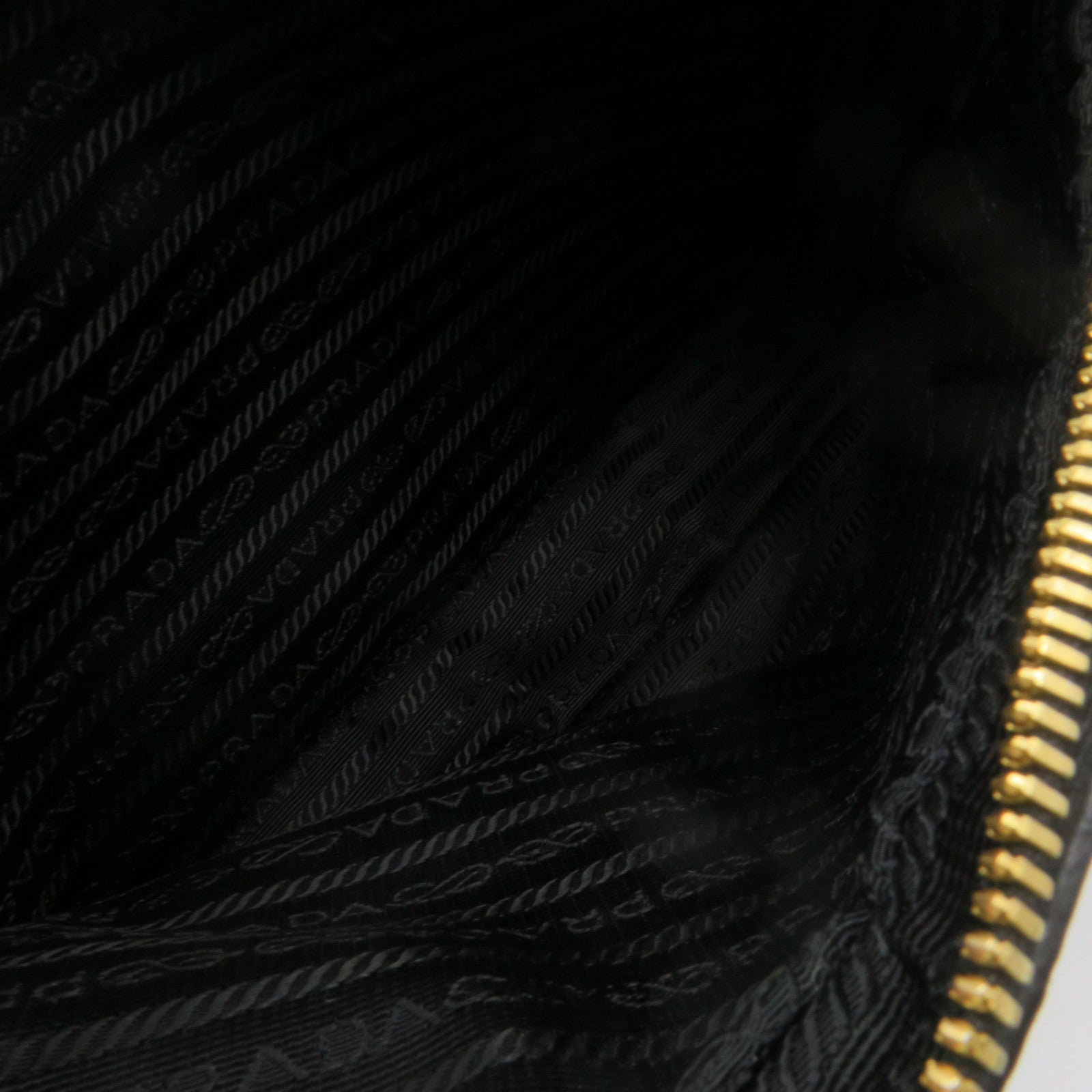 PRADA 牛皮皮革Vitello Phenix Shoulder Bag肩背袋黑色