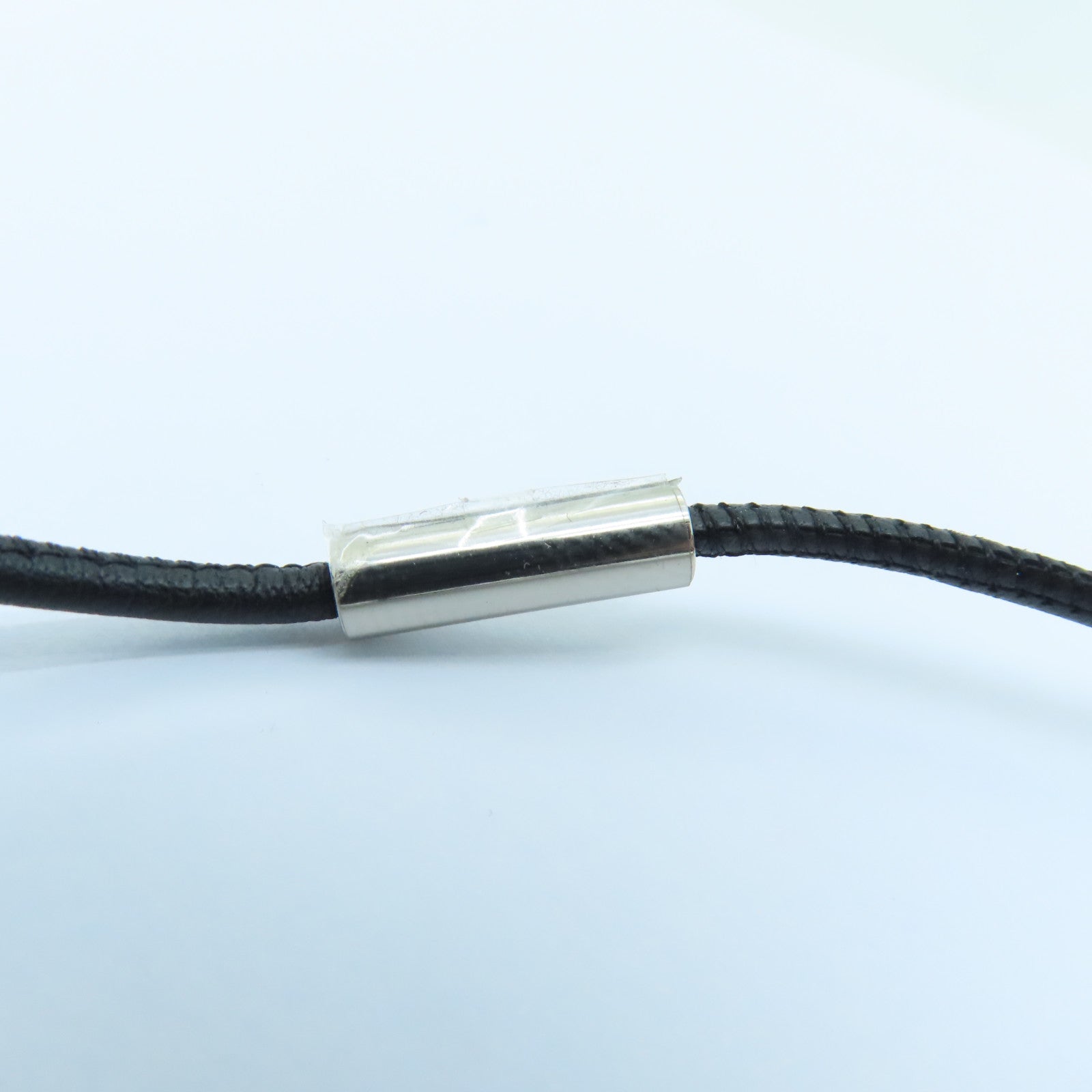 HERMES 金属Necklace颈錬黑色银色