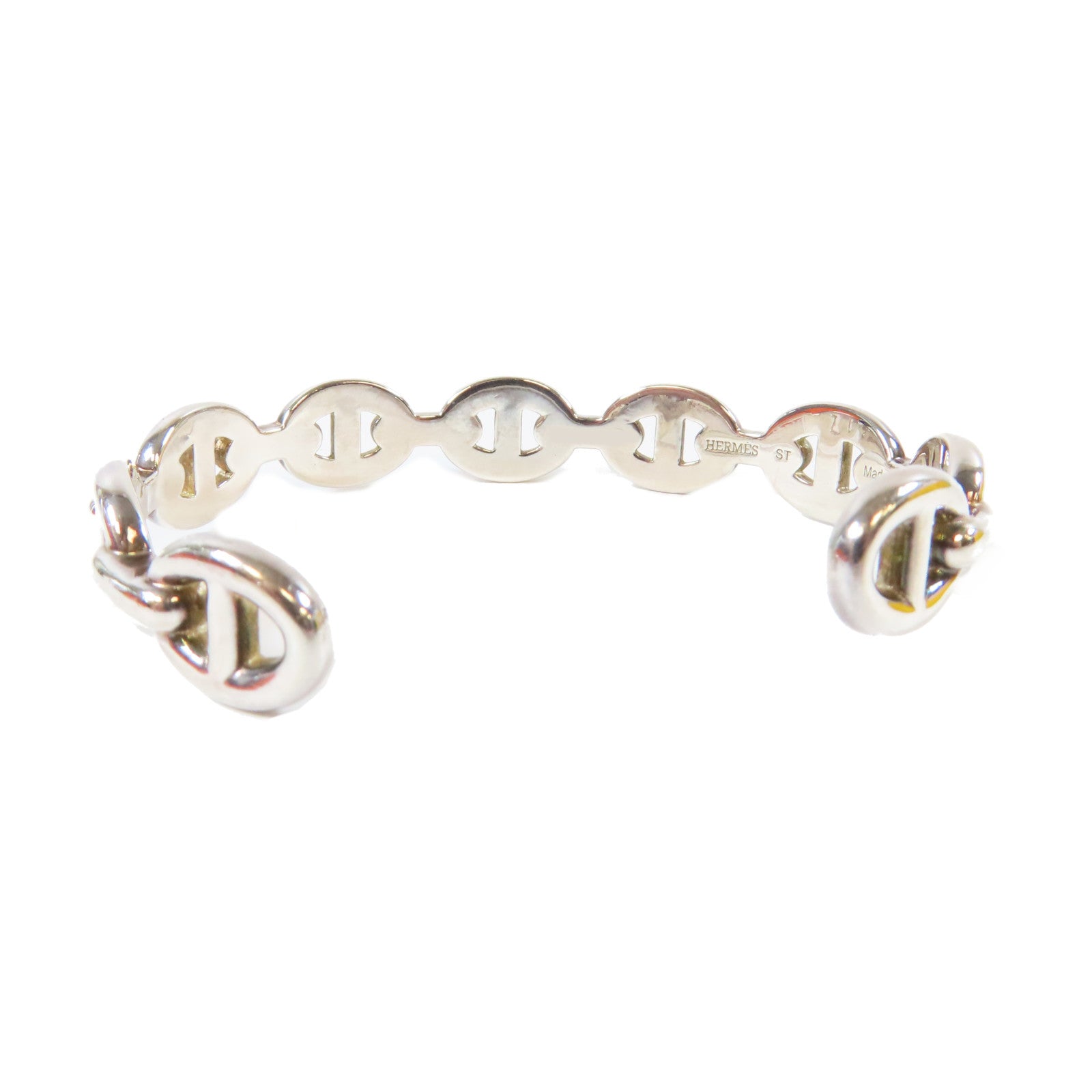 HERMES 925純銀Chaine D'ancre Enchainee手鐲#16cm